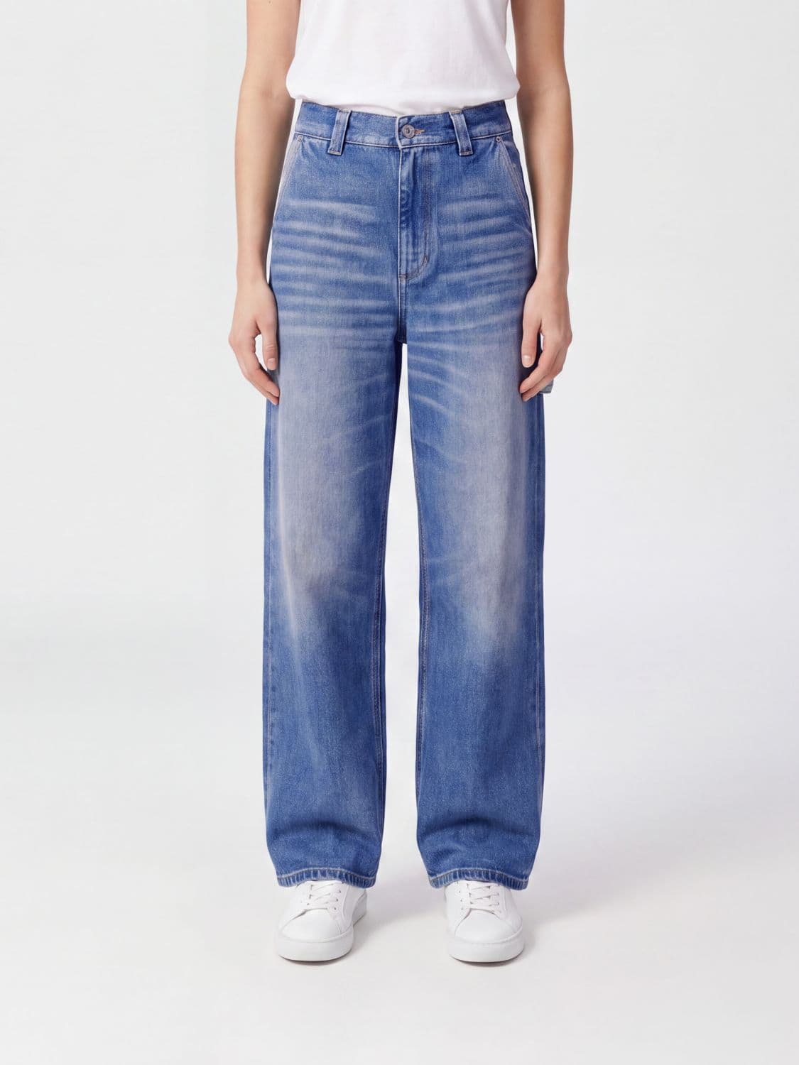 Haikure Sibilla Mid-Rise Five-Pocket Cotton Denim Boyfriend Jeans