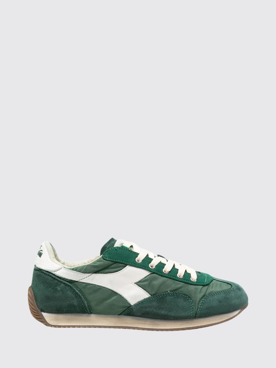 Diadora Heritage Equipe Vela Low-Top Sneakers in Leather and Nylon with a Vintage Effect