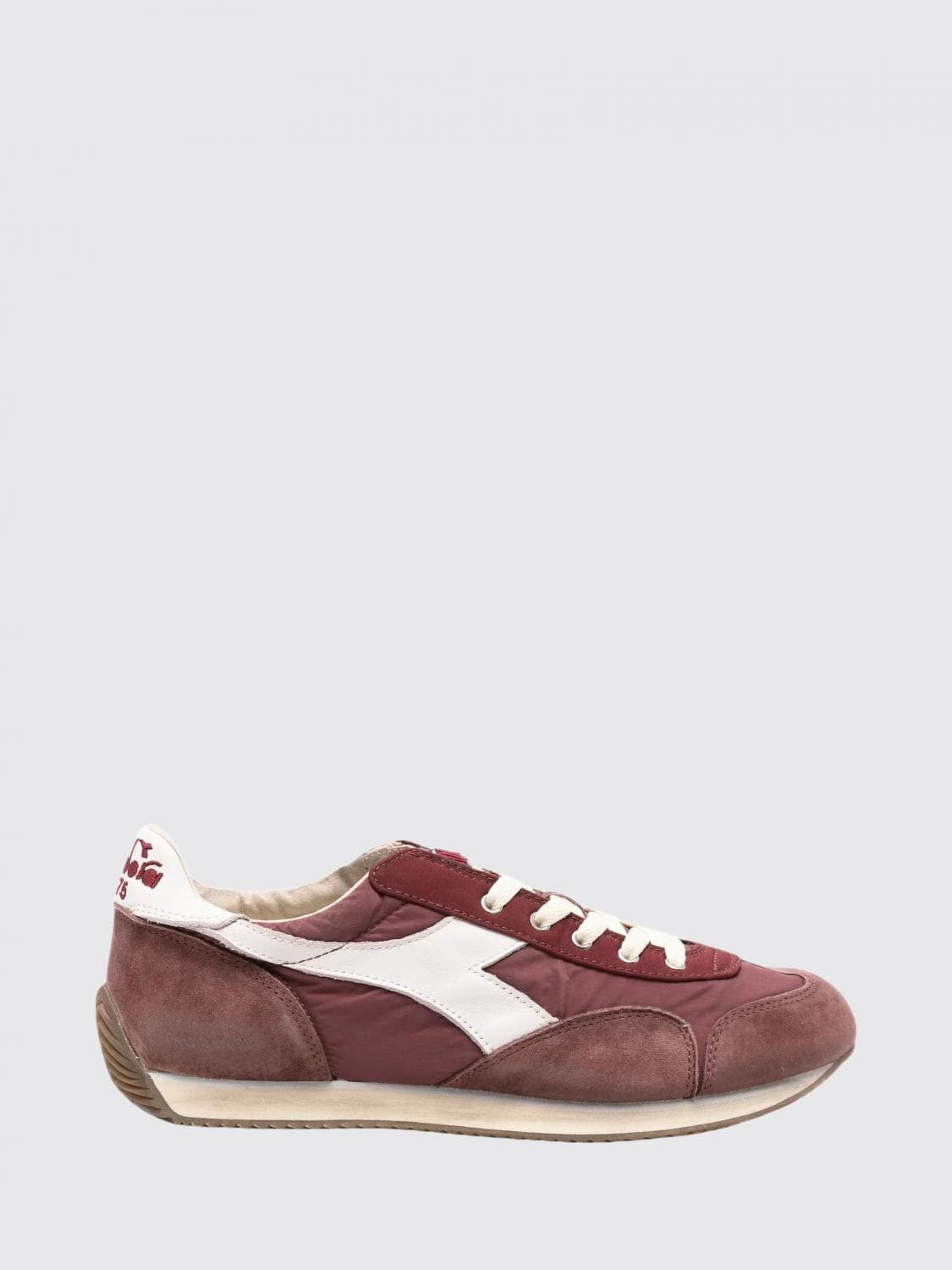 Diadora Heritage Equipe Vela Low-Top Sneakers in Leather and Nylon with a Vintage Effect