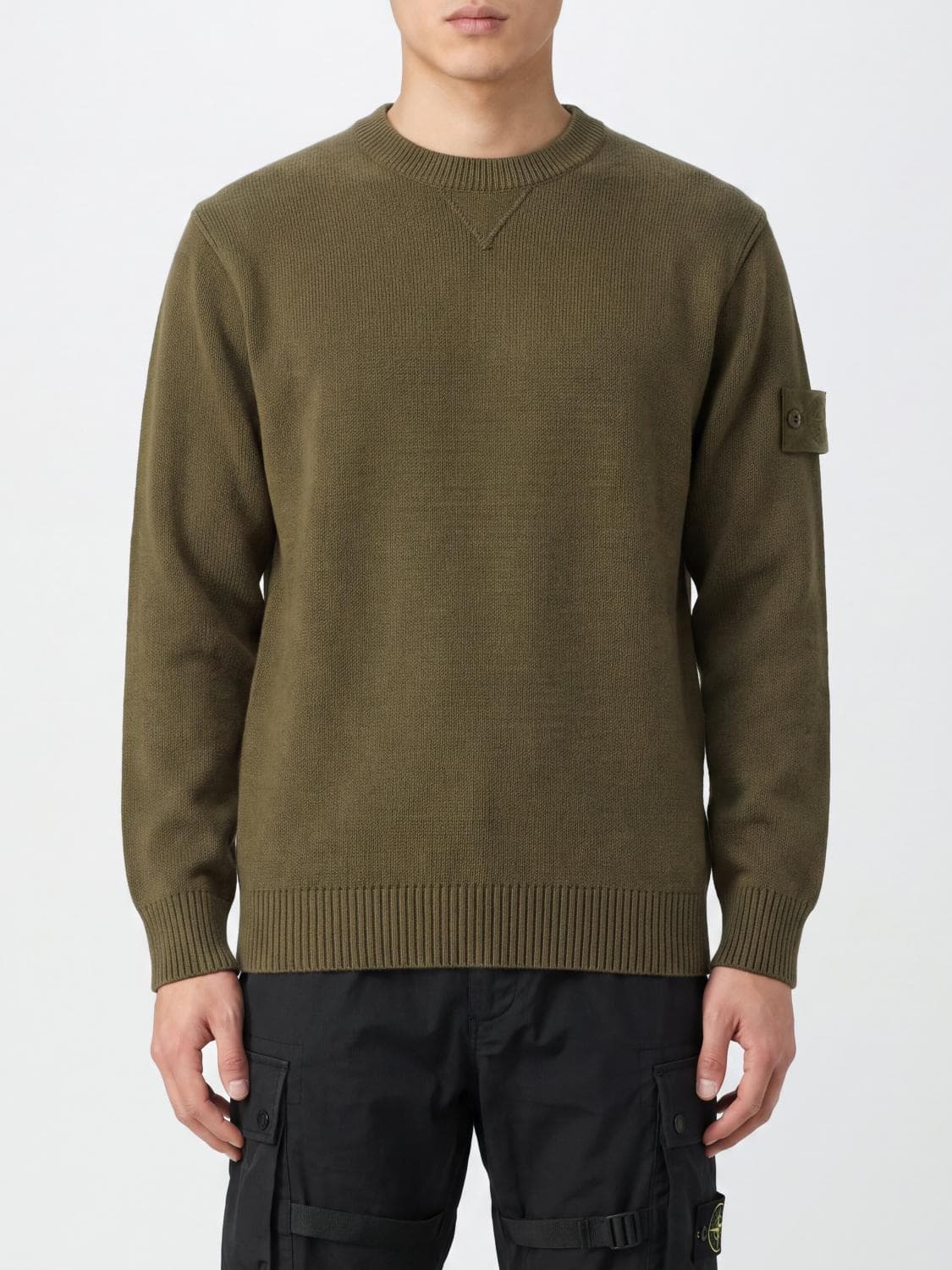 Stone Island Sweater Men color Green