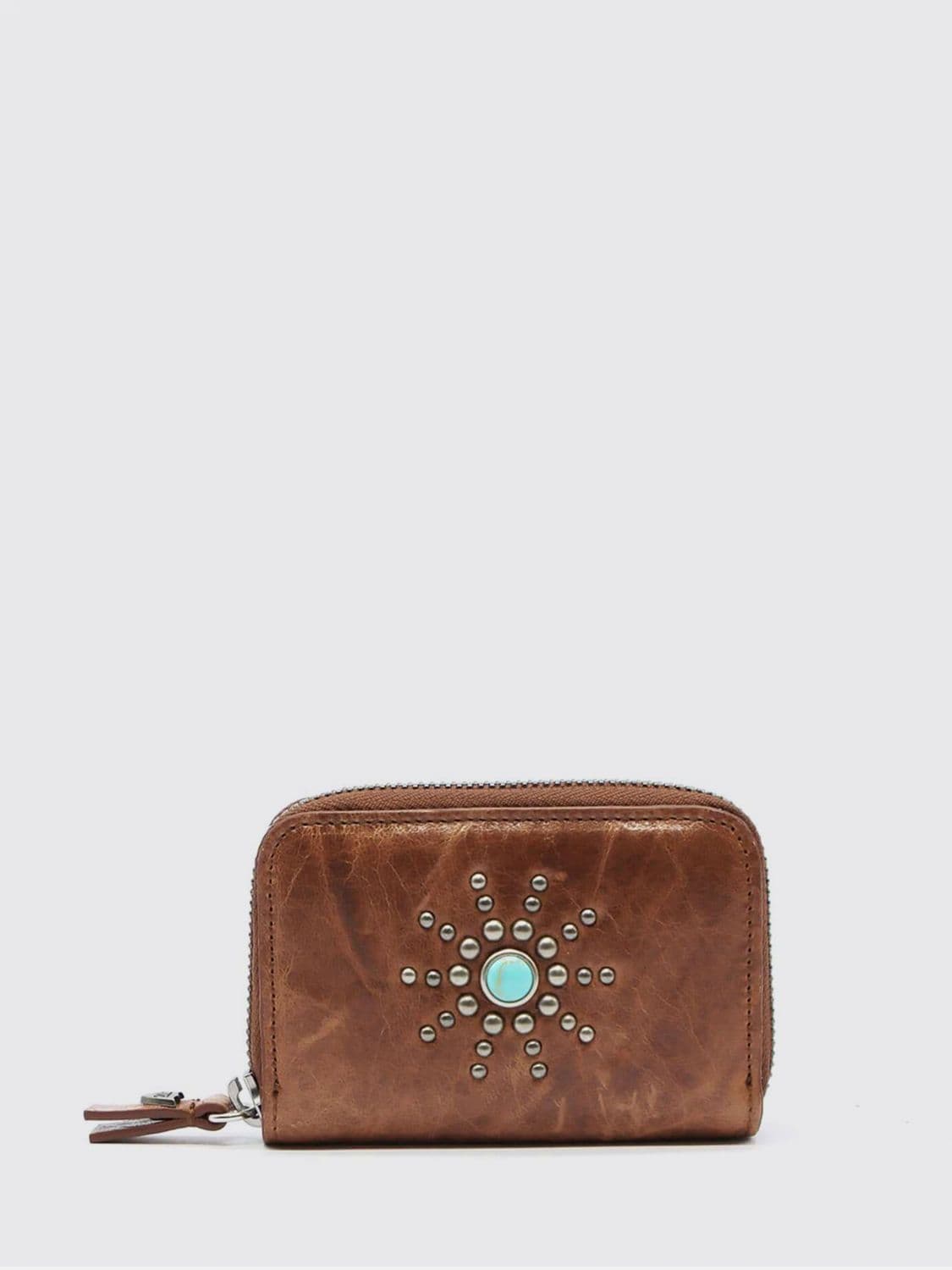 Htc Los Angeles Cowhide Leather Wallet with Embroidery · OS