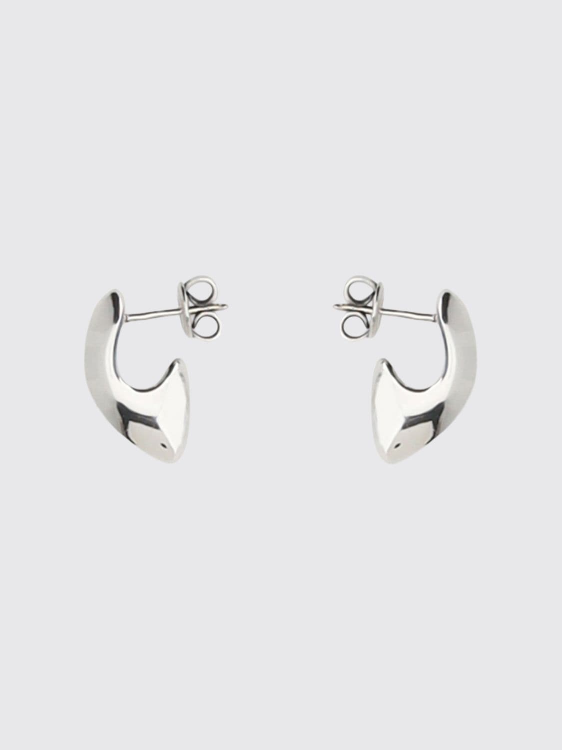 Bottega Veneta Sterling Silver Drop Earrings with Butterfly Closure · OS