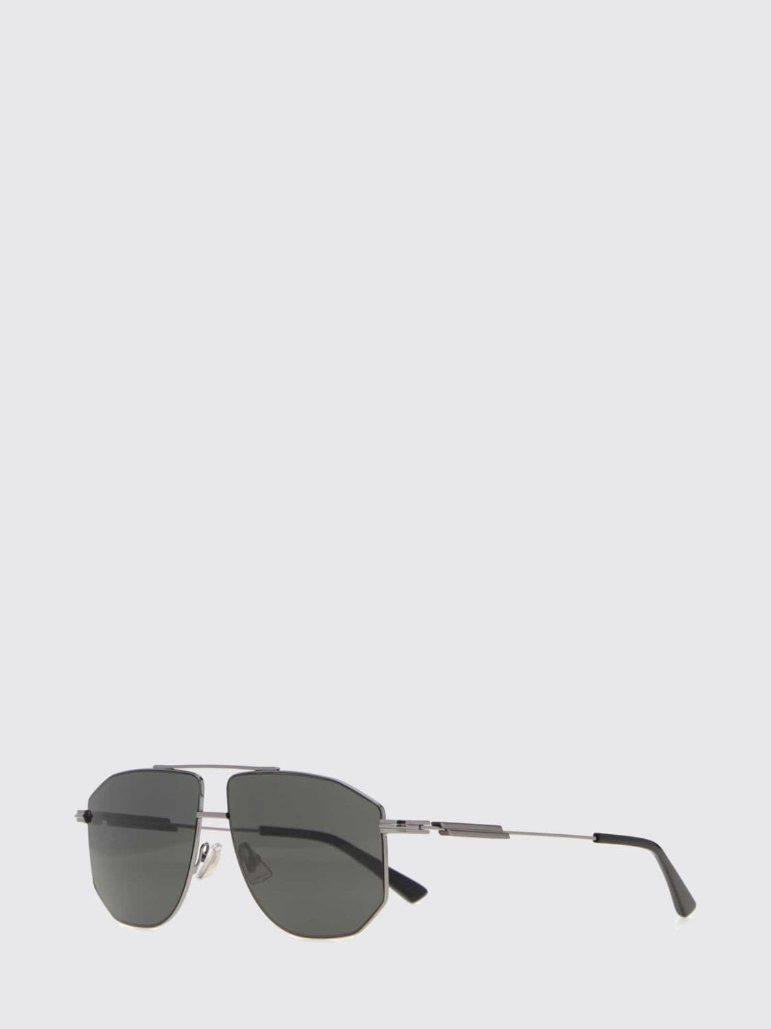 Bottega Veneta Aviator Sunglasses in Metal with Double Bridge
