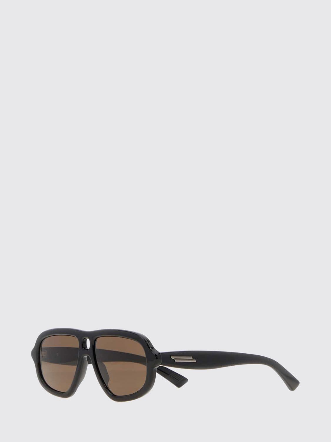 Bottega Veneta Aviator Sunglasses in Acetate with Double Bridge · OS