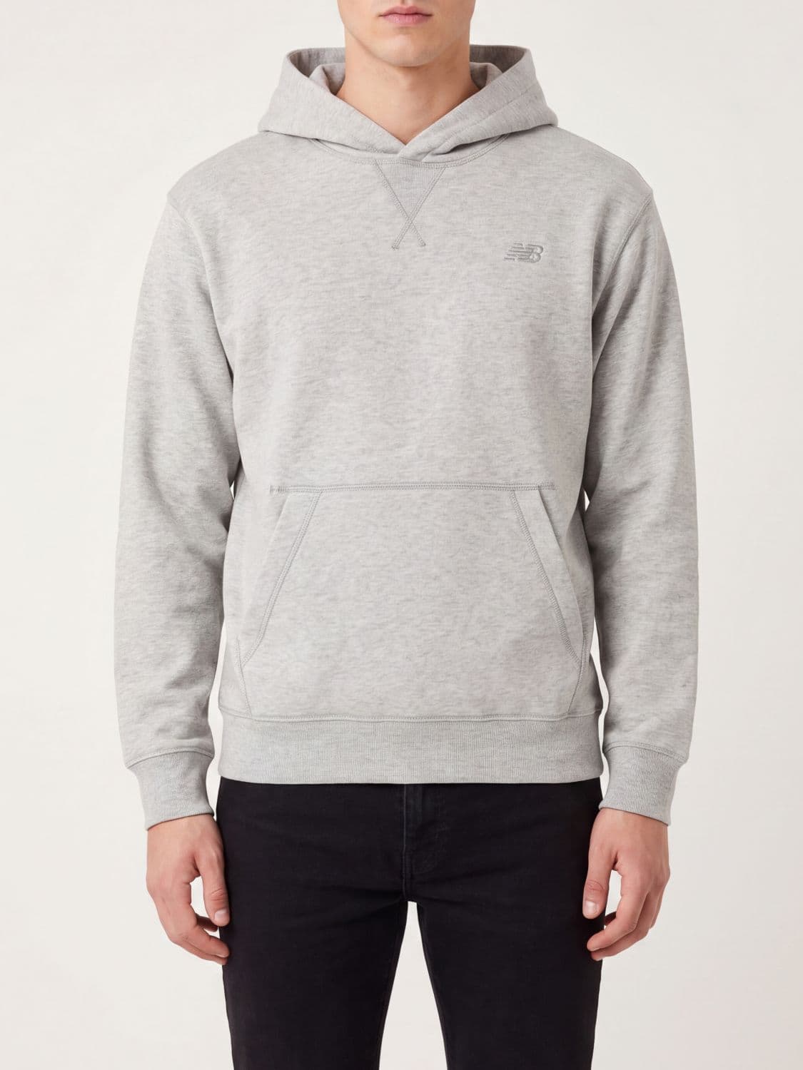 New Balance Athletics French Terry Hoodie in Cotton with a Relaxed Fit