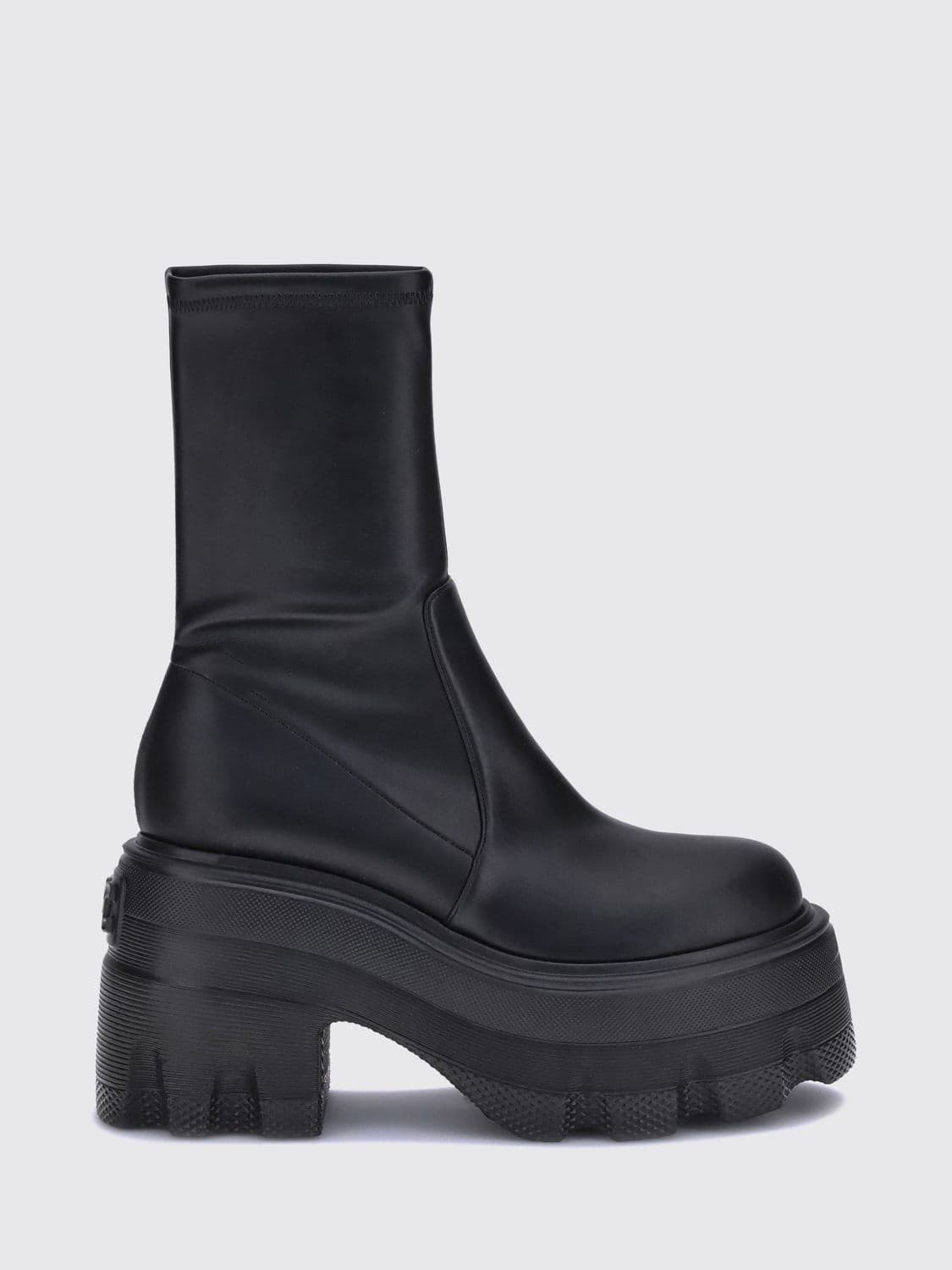 Casadei Maxxxi Knee-High Boots with a Sock-Style Ankle and Platform Sole