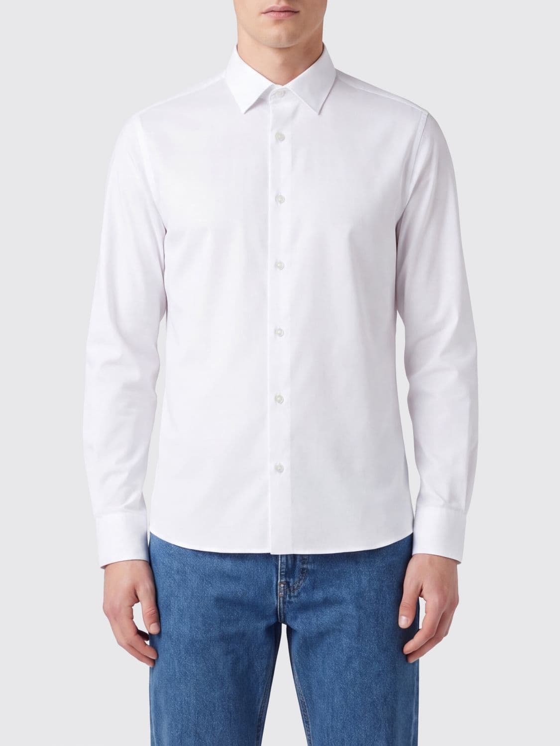 Rrd Long-Sleeved Polyamide Jersey Shirt with French Collar