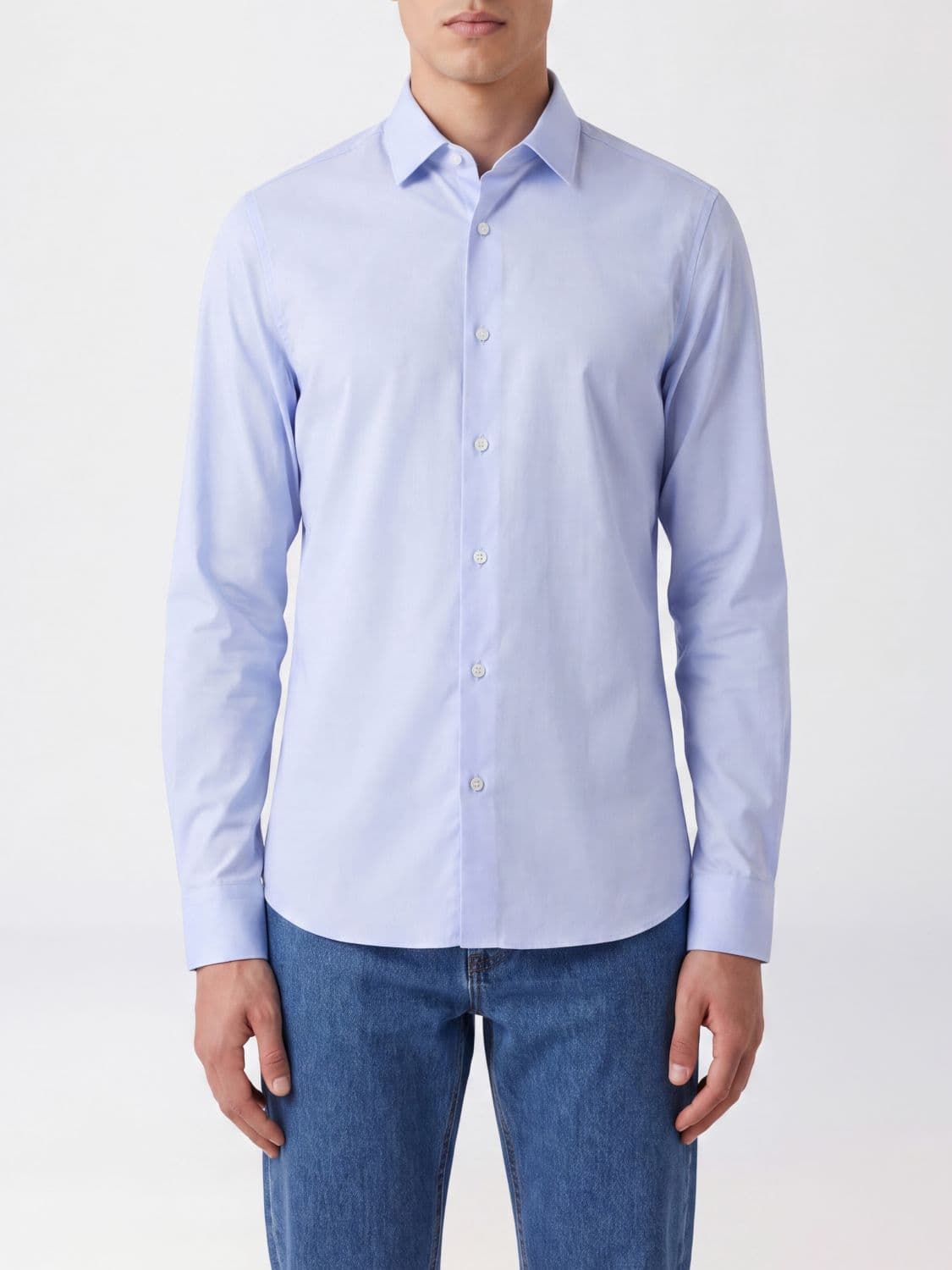 Rrd Long-Sleeved Polyamide Jersey Shirt with French Collar