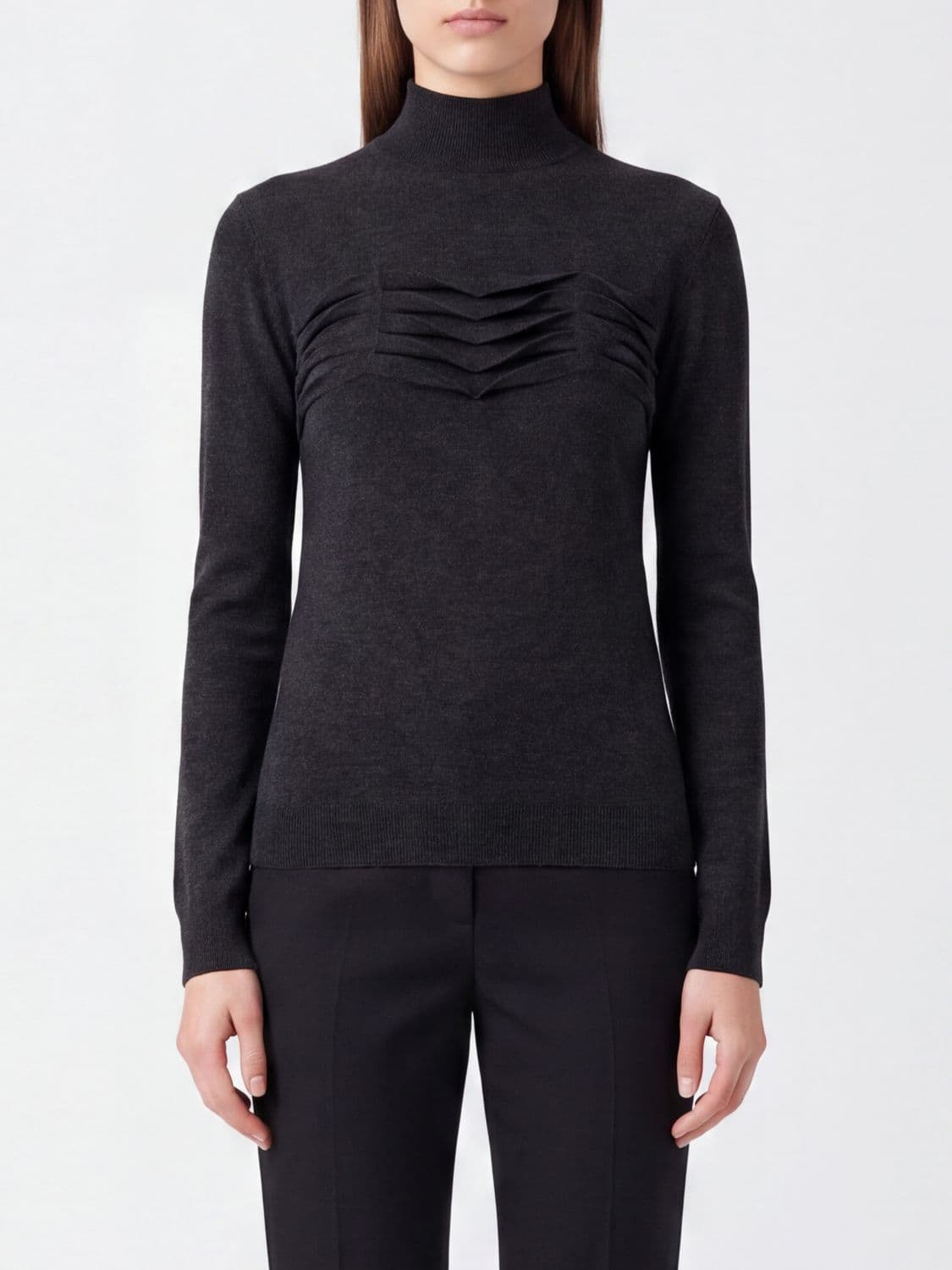 Jil Sander Slim Fit Turtleneck Jumper in Wool and Cashmere