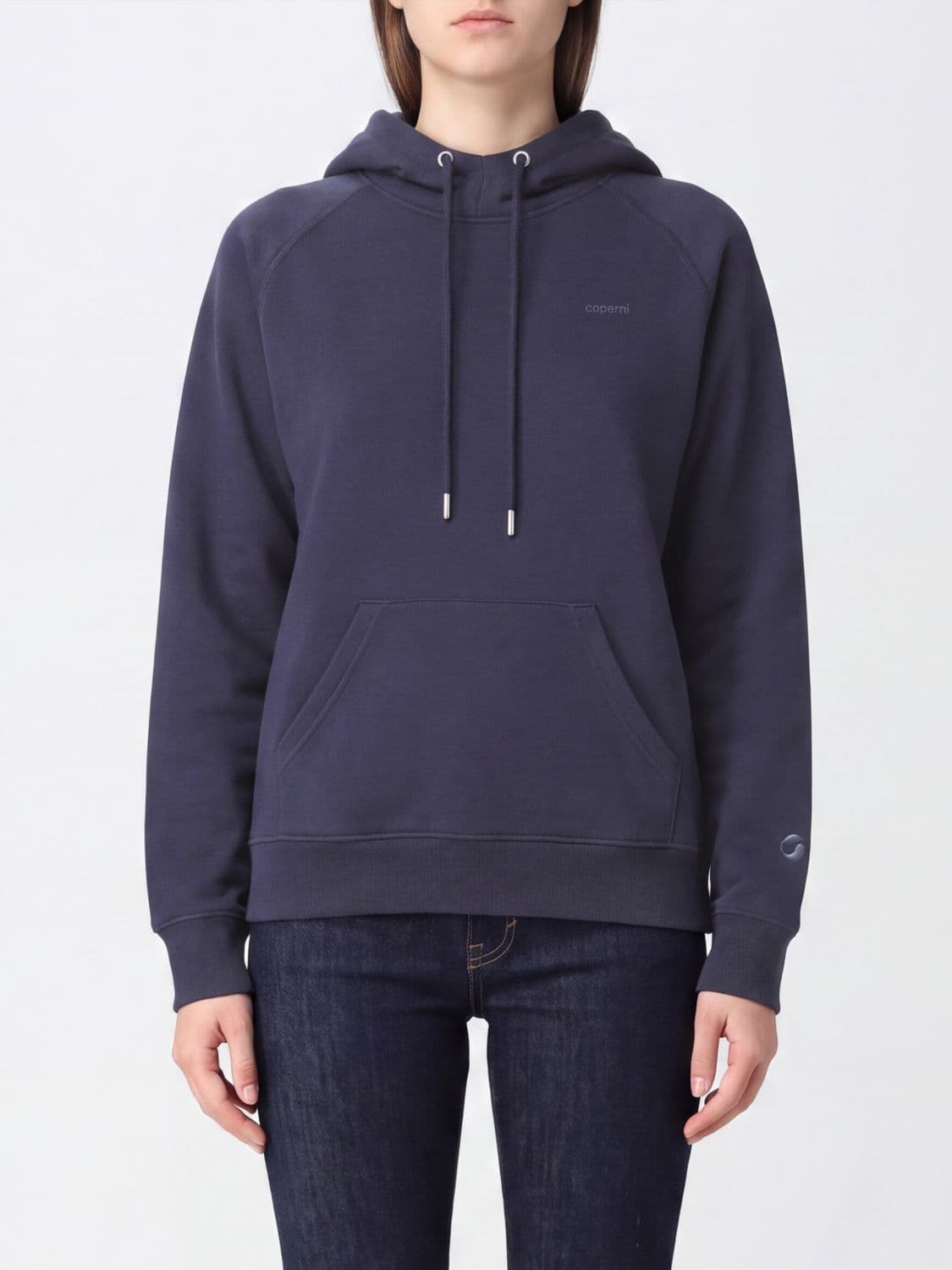 Coperni Organic Cotton Hoodie with Kangaroo Pocket