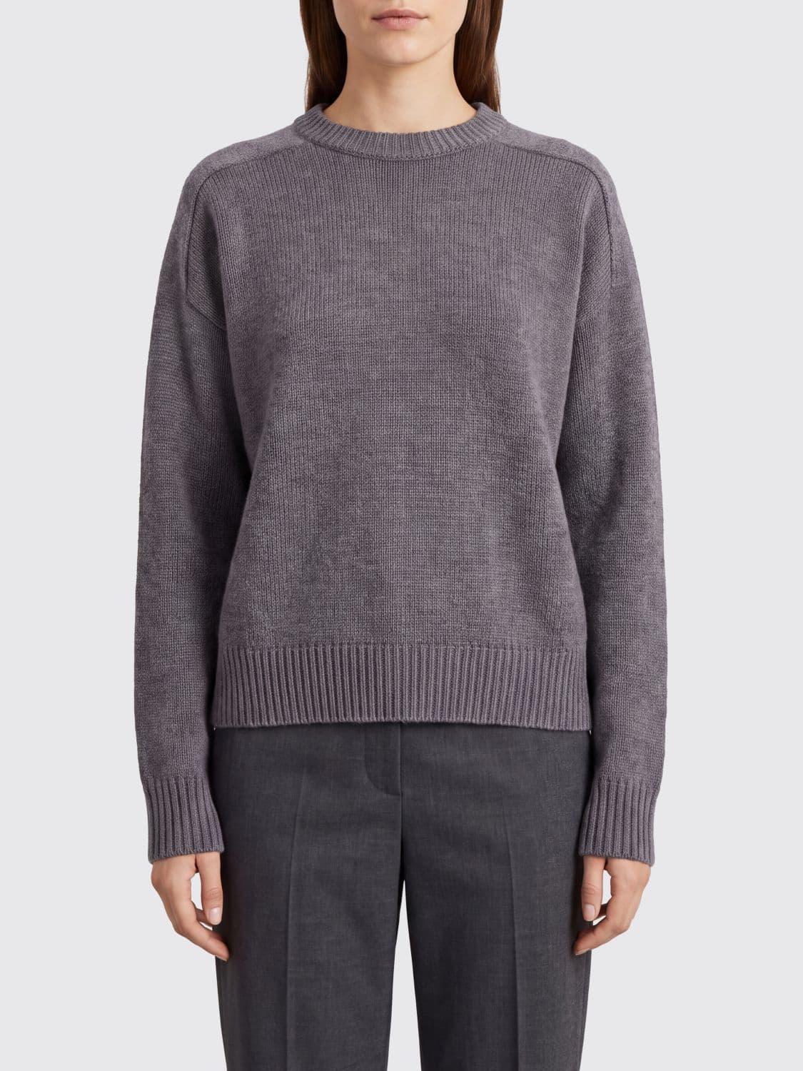 Loulou De Saison Wool and Cashmere Turtleneck Jumper with Ribbed Trims