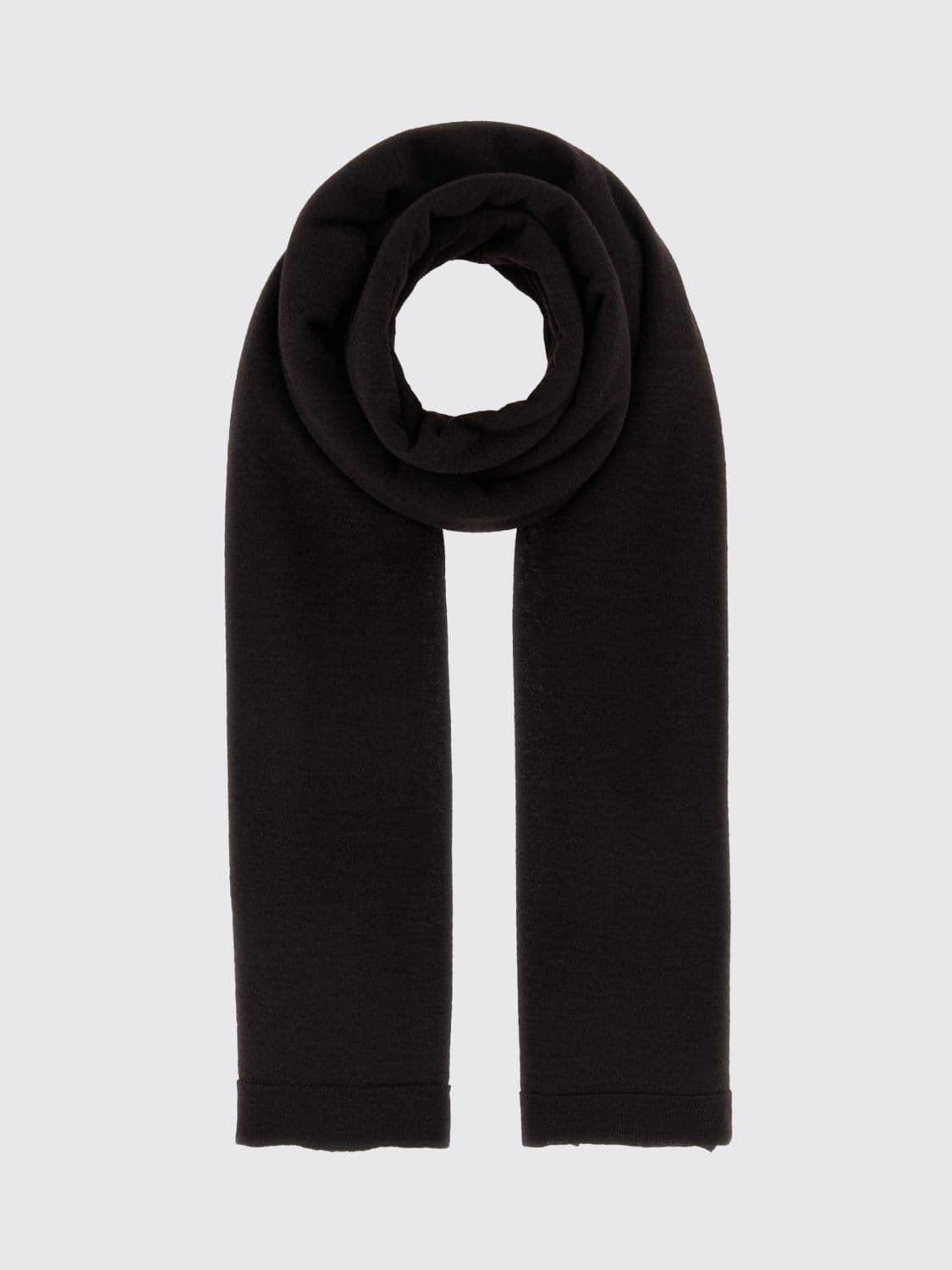 The Row Rectangular Scarf in Cashmere and Silk with a Turned-Up Hem