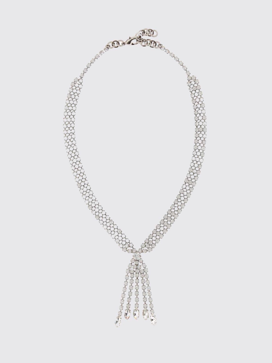 Alessandra Rich Crystal-Embellished Choker Necklace · OS