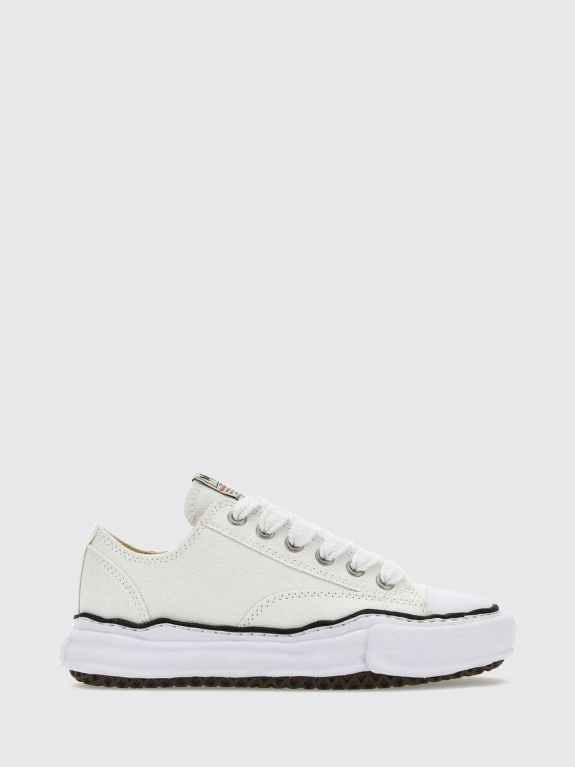 Maison Mihara Yasuhiro Peterson Low Top Canvas Trainers with Rubber Sole
