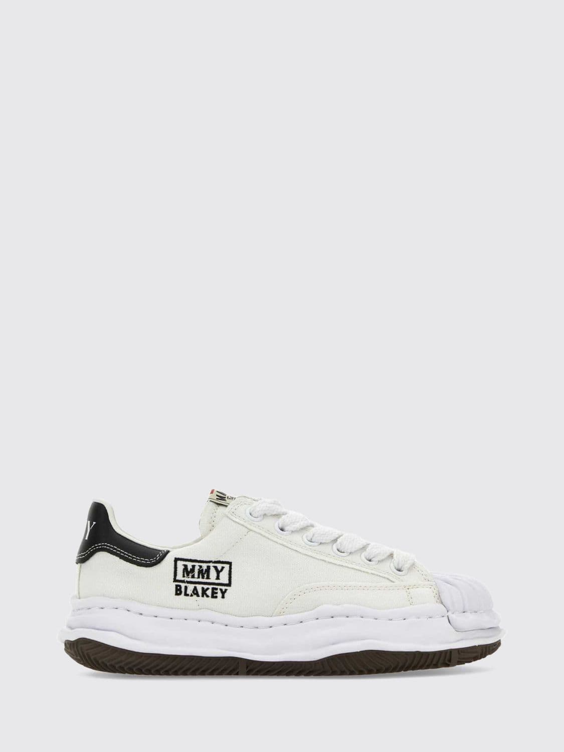 Maison Mihara Yasuhiro Blakey OG Low Top Canvas Trainers with Shell Toe