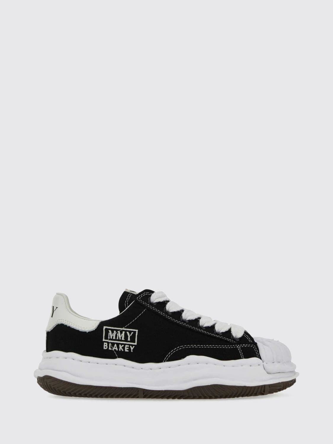 Maison Mihara Yasuhiro Blakey OG Low Top Canvas Trainers with Shell Toe