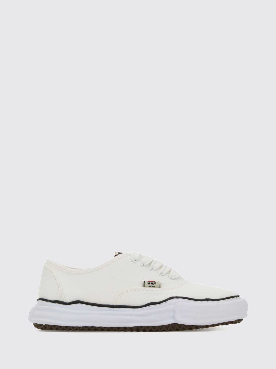 Maison Mihara Yasuhiro Baker OG Low Top Canvas Trainers with Round Toe