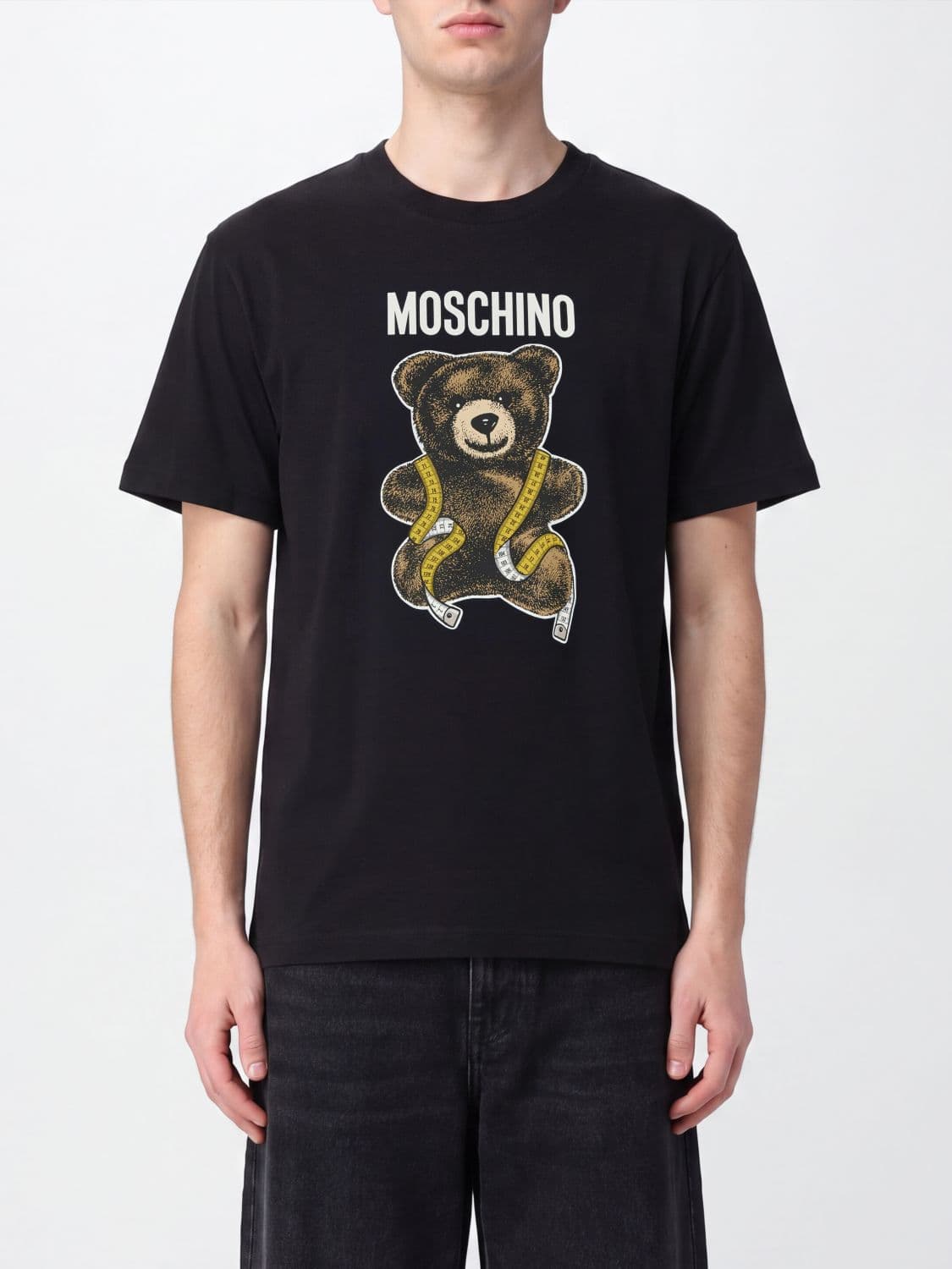 Moschino Couture Teddy Bear Print Cotton T-shirt