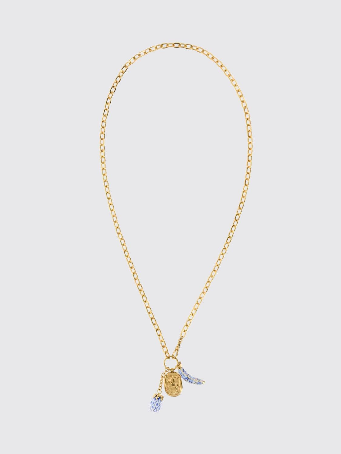 Chloé Bloomcraft Charm Necklace in Gold-Tone Metal