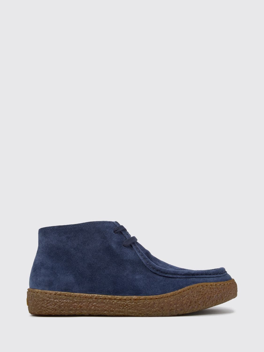 Camper Peu Terreno Suede Chukka Boots with Raised Apron Seam