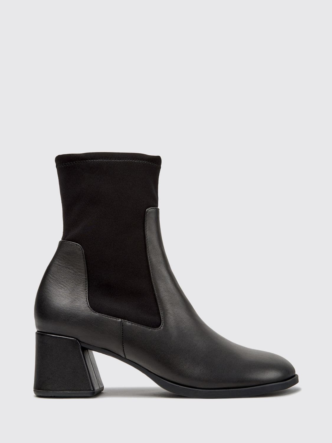 Camper Kora Smooth Leather Chelsea Boots with Medium Heel