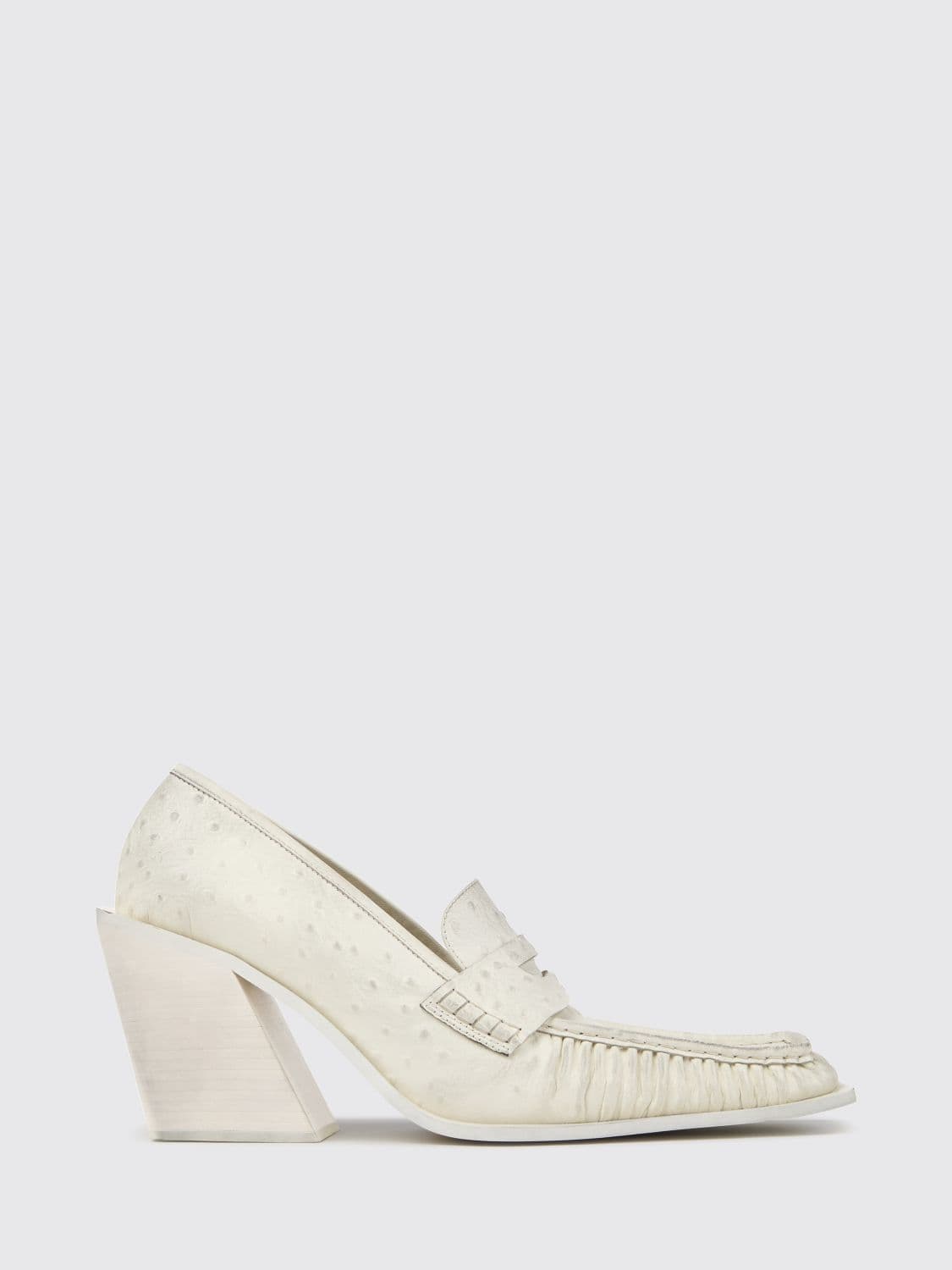 Camperlab Escandalo Smooth Leather Loafers with Square Toe