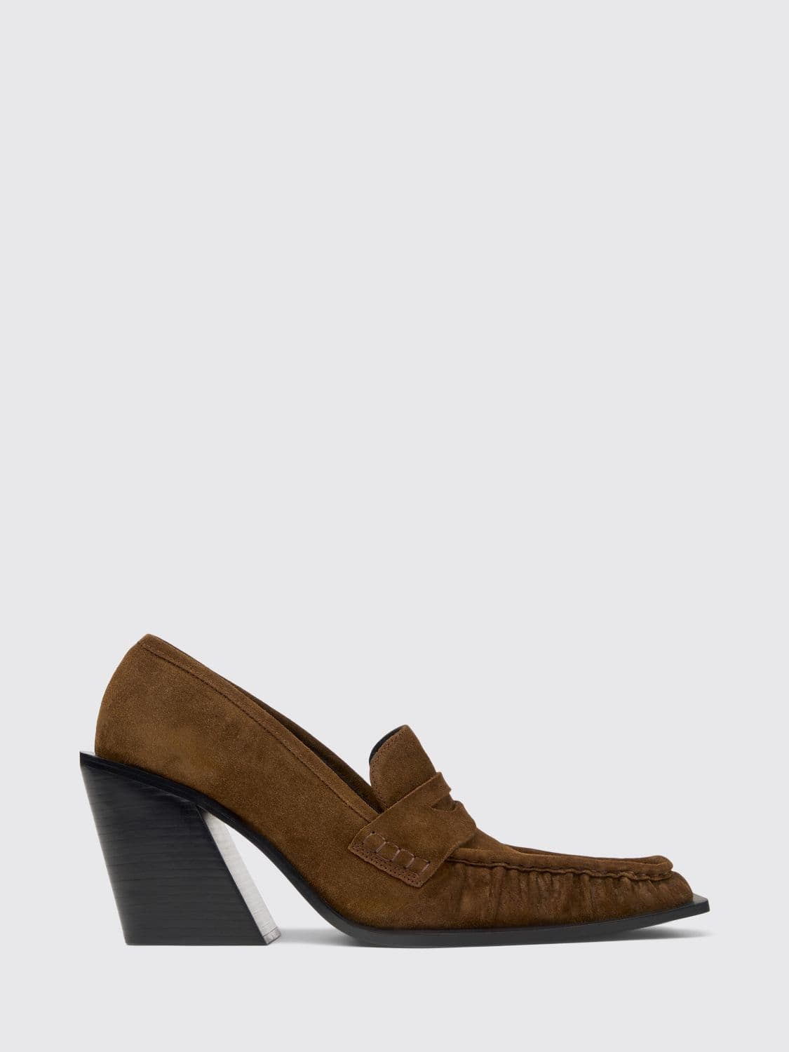 Camperlab Escandalo Suede Loafers with Square Toe