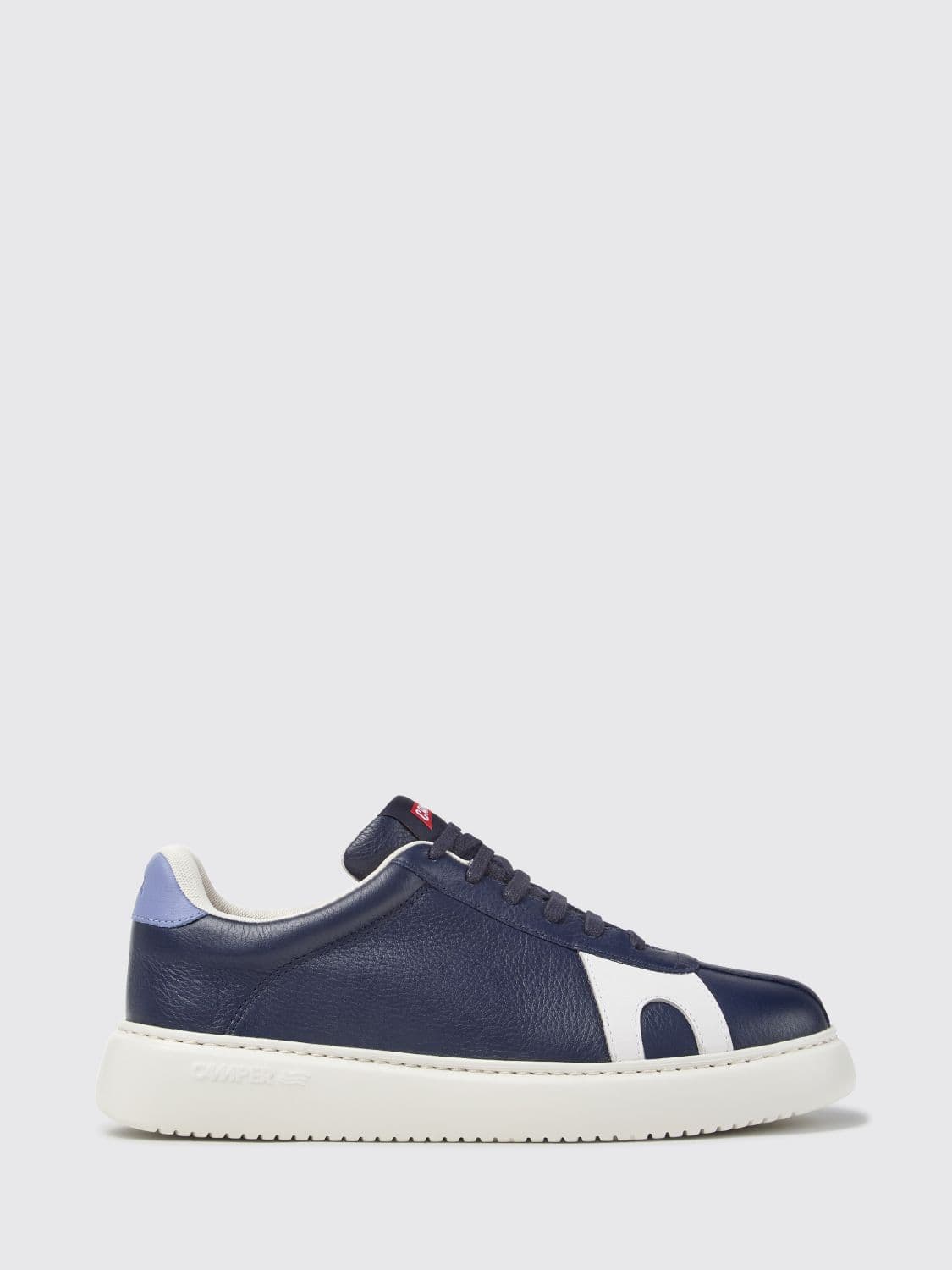 Camper Twins Low-Top Smooth Leather Trainers with Contrasting Logo