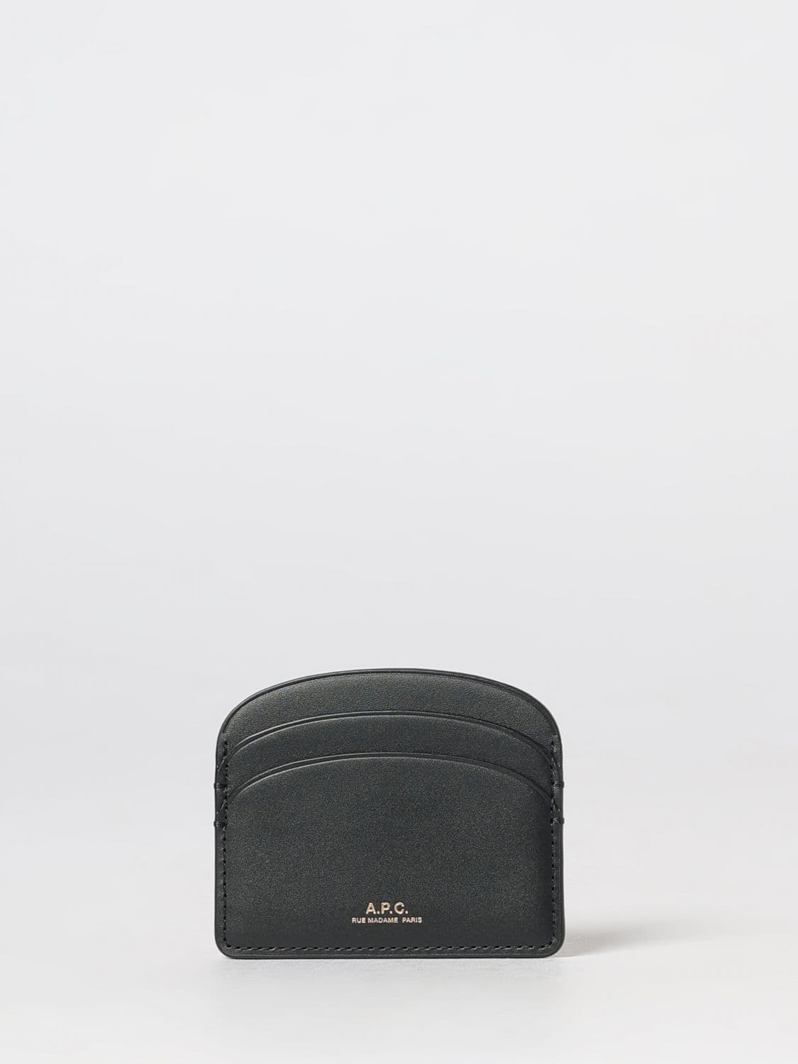 A.p.c. A. P.C. Smooth Cowhide Card Holder with Five Slots and Laminated Logo · OS