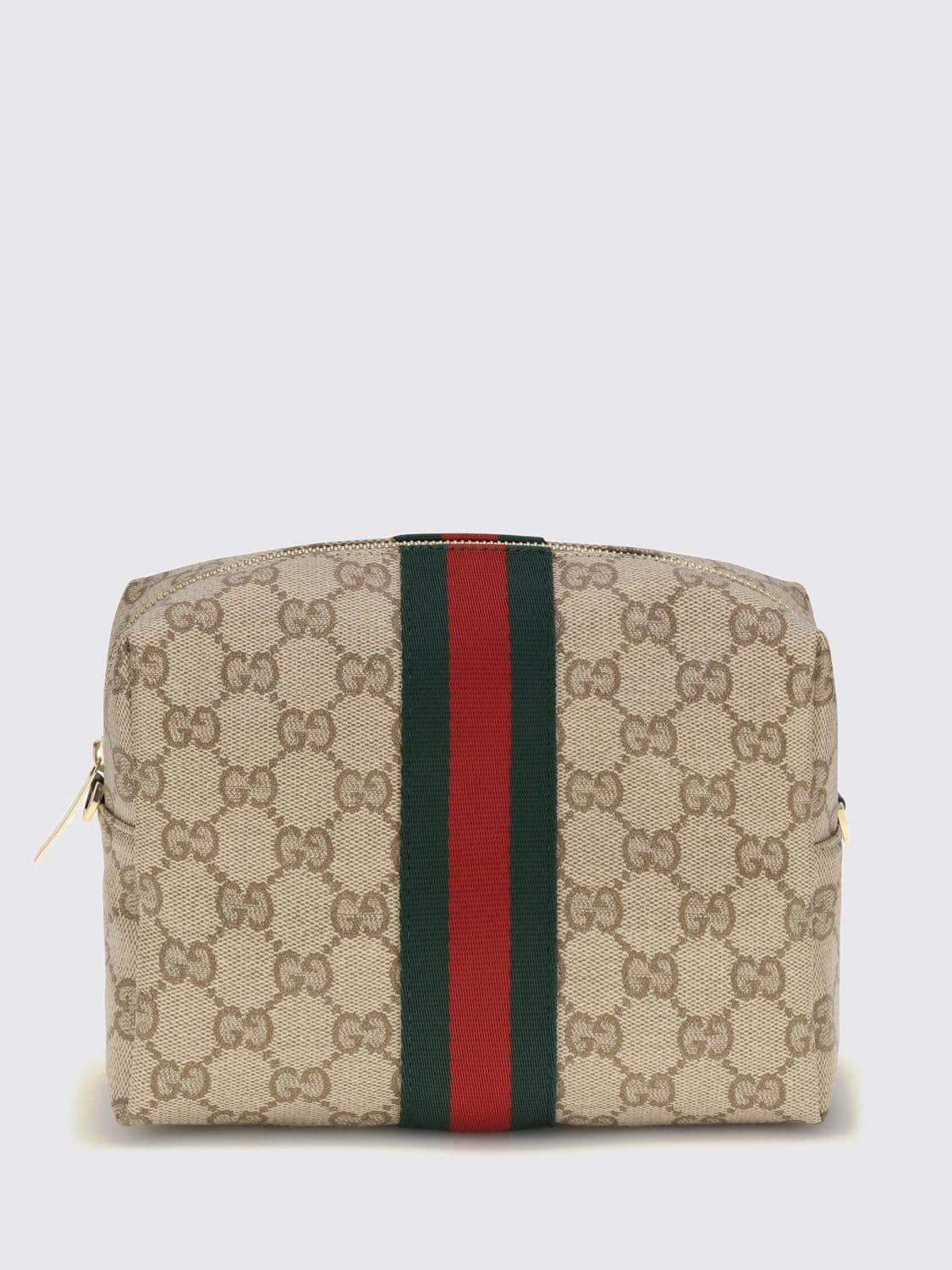 Gucci GG Monogram Jacquard Mini Shoulder Bag with Bicolour Stripes