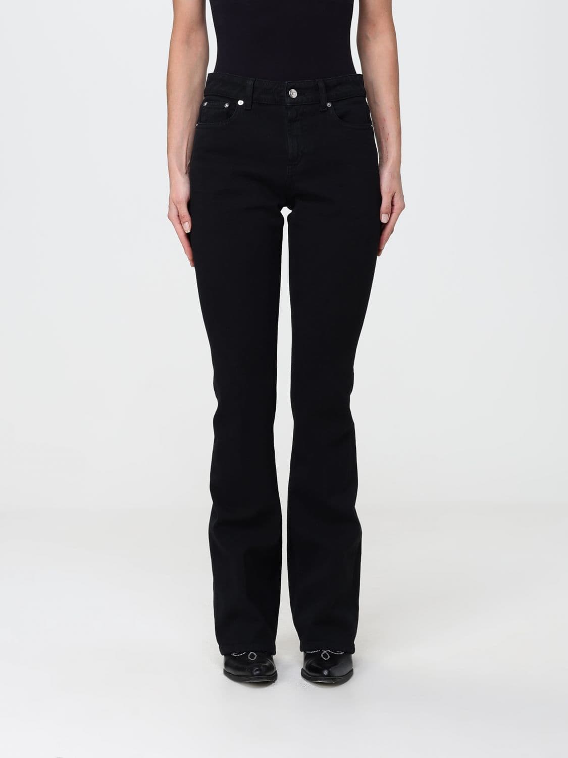 Dondup Newlola Mid-Rise Skinny Fit Denim Jeans with Five Pockets
