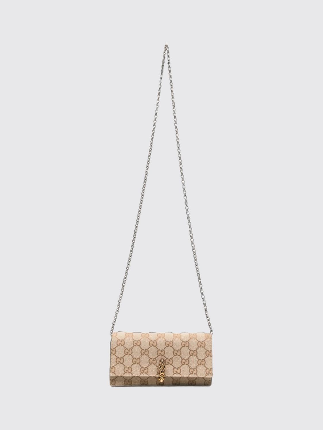 Gucci Mini Dionysus Bag in GG Supreme Fabric with Tiger Head Closure