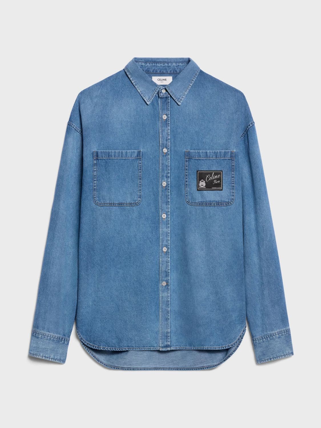 Celine Shirt Men color Blue