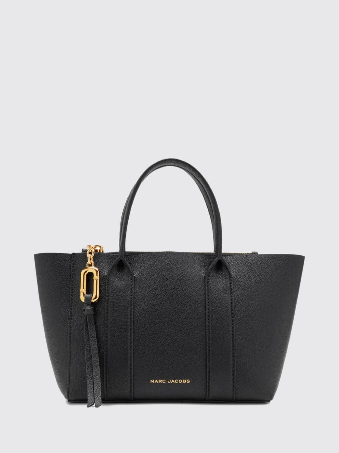 Marc Jacobs The Pop J Marc Work Tote Mini Grained Leather Bag with Shoulder Strap