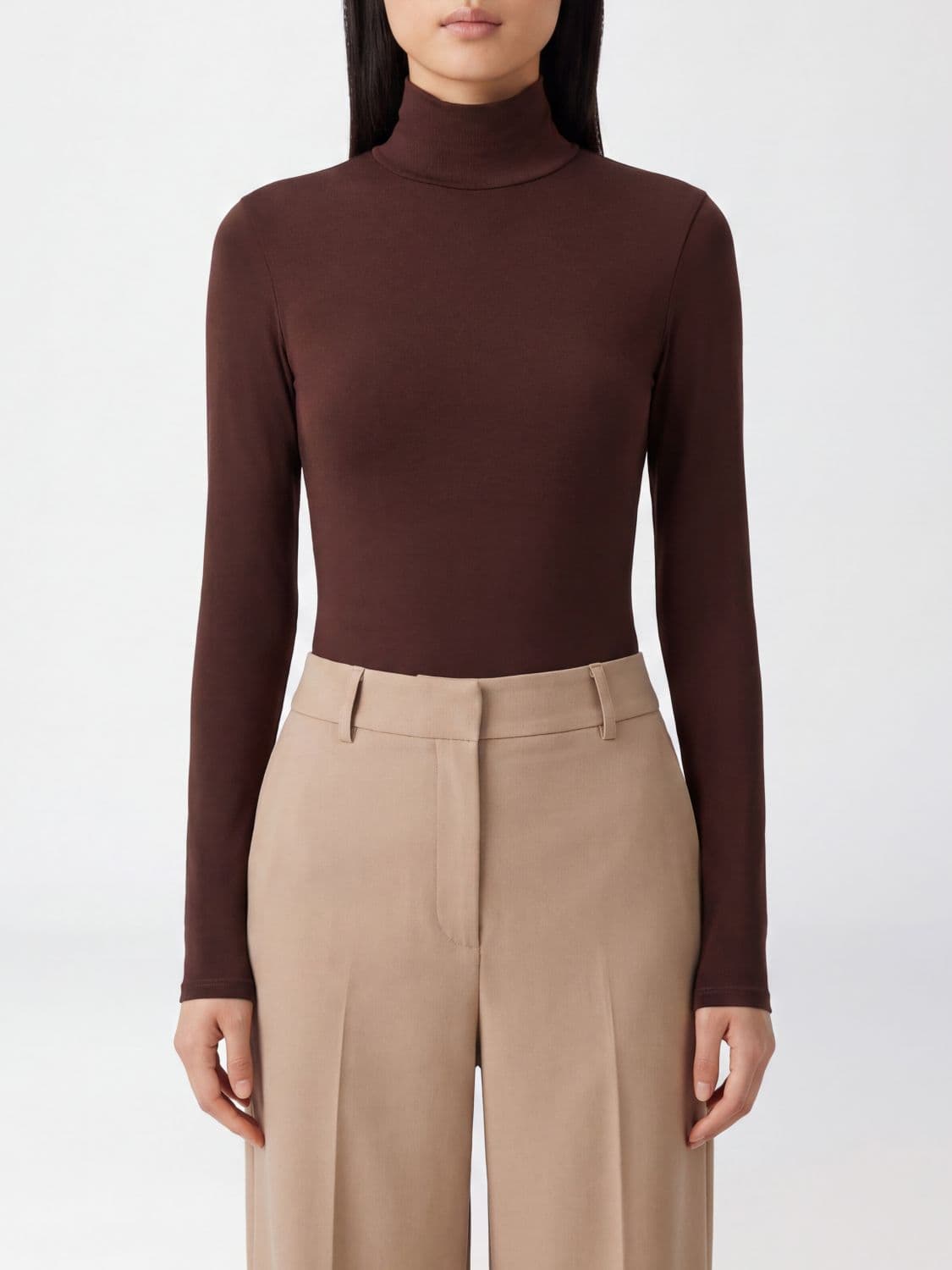 The Andamane Slim-Fit Long-Sleeved Jersey Roll Neck Top