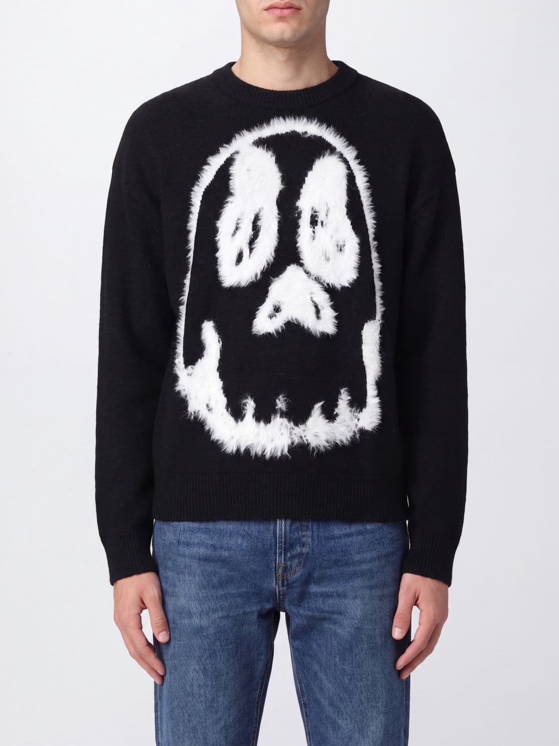 Y-3 Chito Graphic Print Viscose Blend Crewneck Jumper