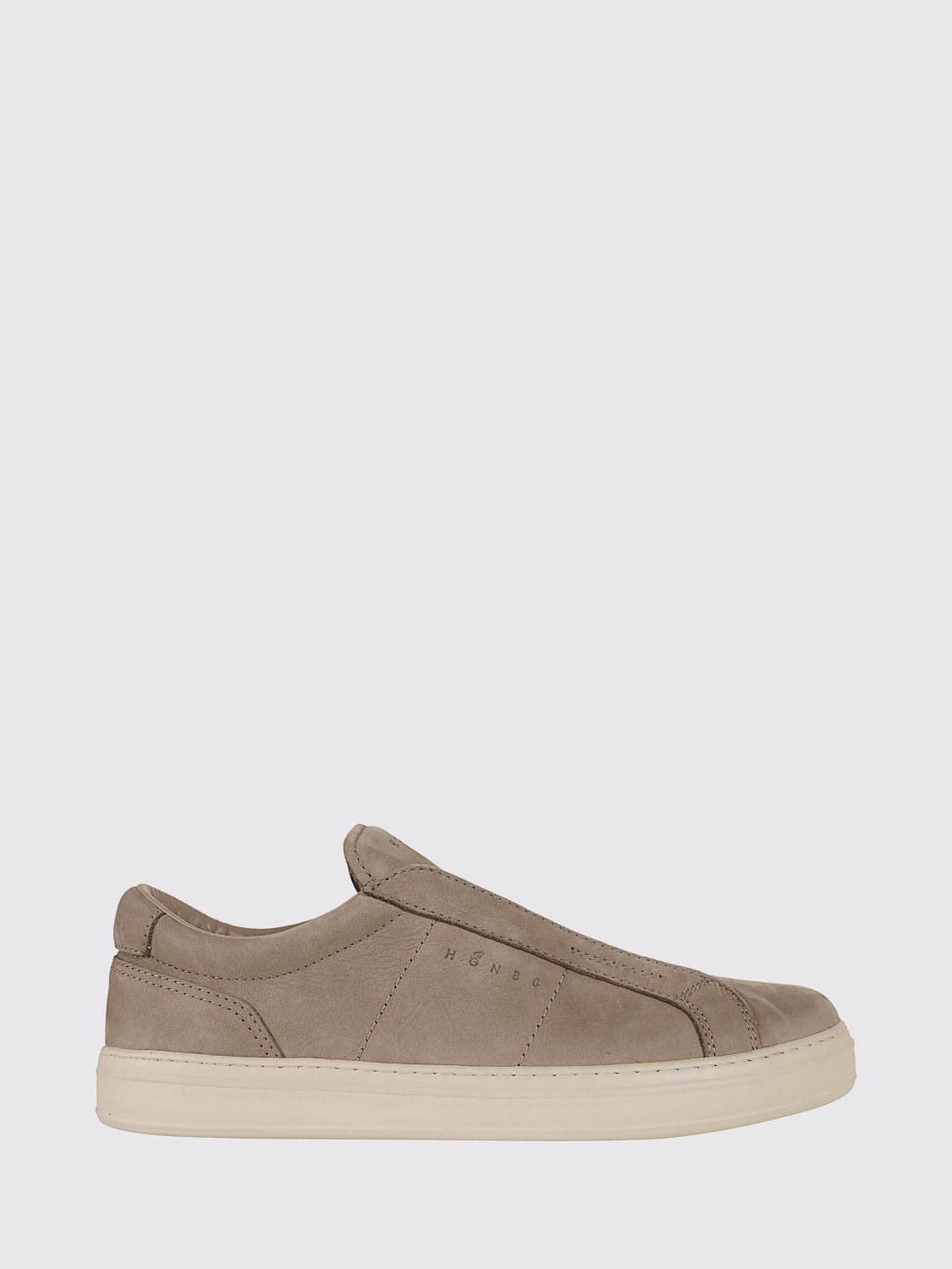 Hogan H668 Slip-On Sneakers in Suede and Nubuck with Elastic Inserts