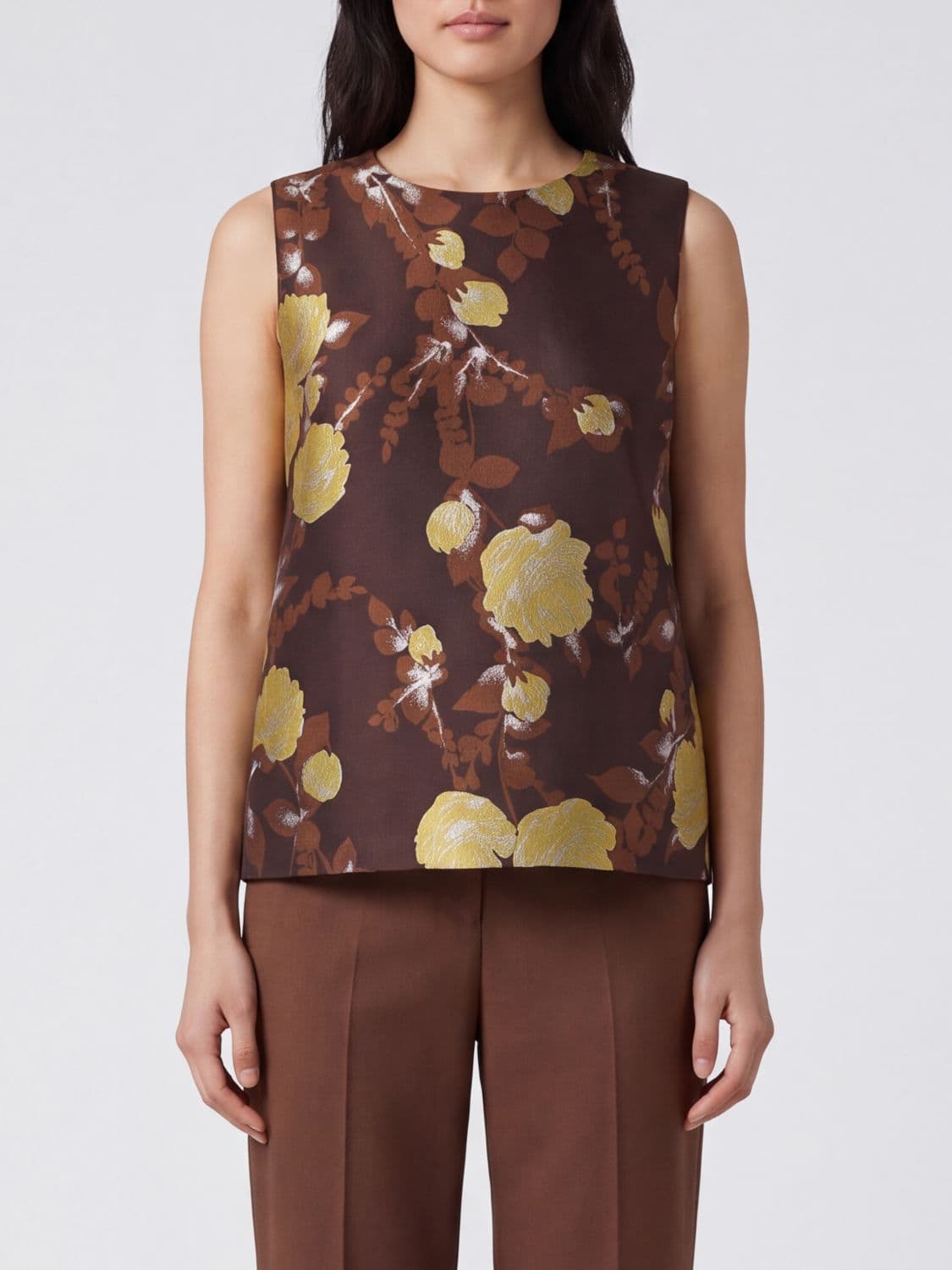 La Doublej Top Woman color Brown · 40