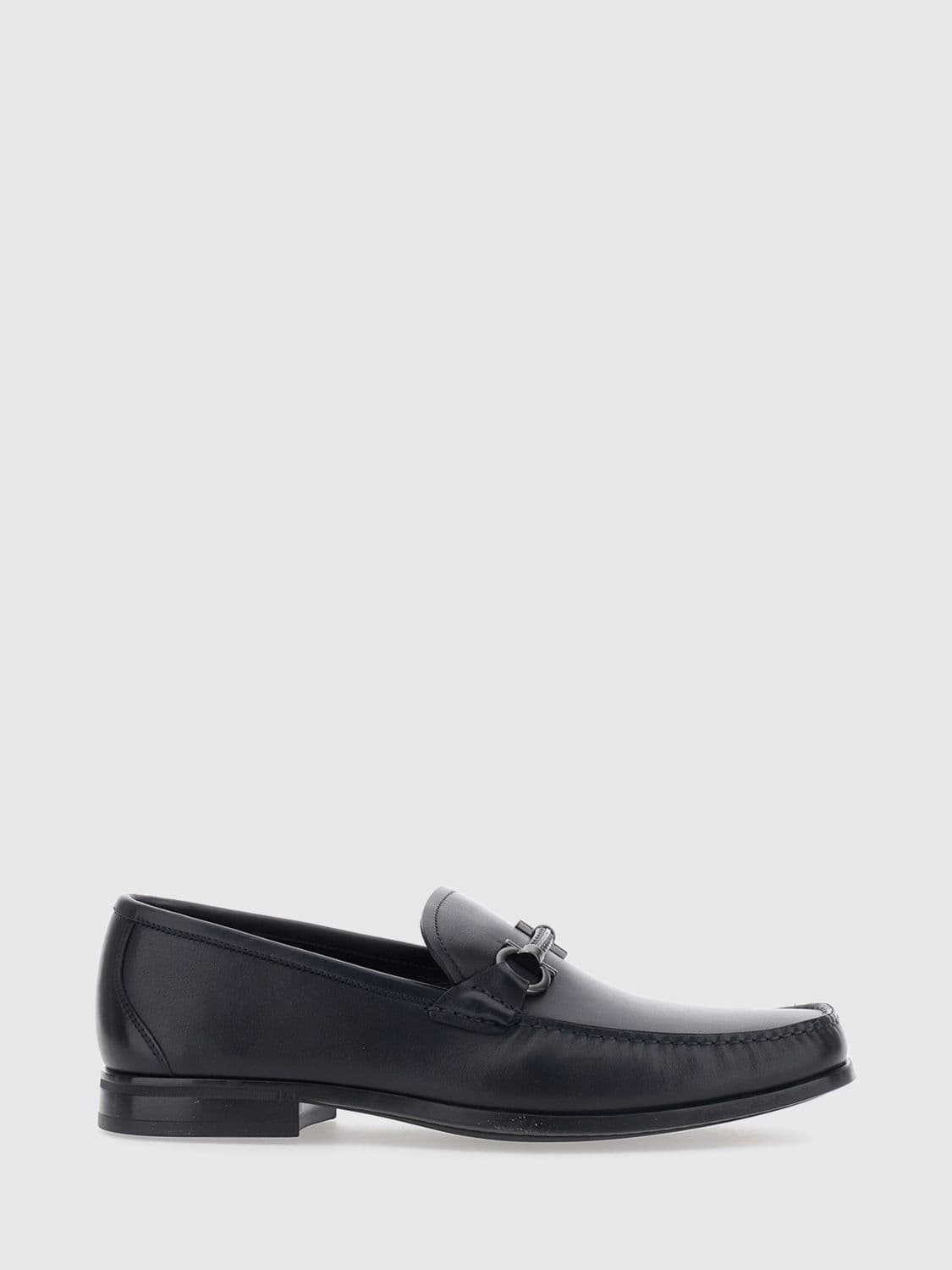 Ferragamo Gancini Smooth Calfskin Loafers with Metal Logo · 11