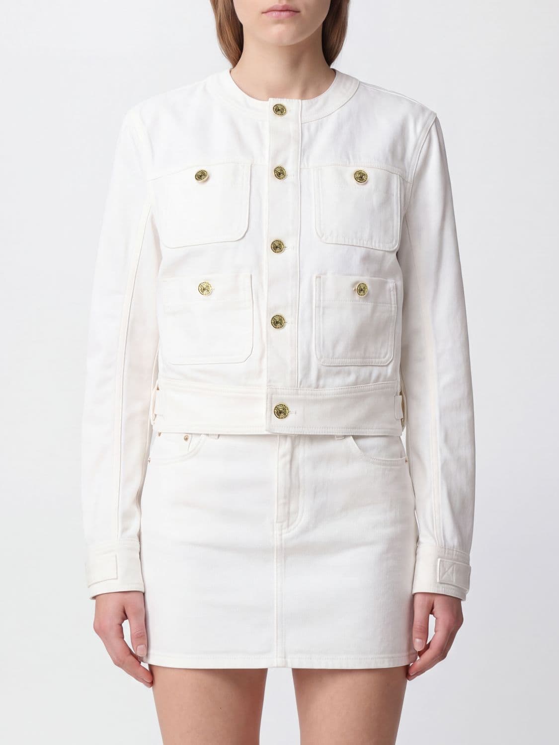 Balmain Jacket Woman color White