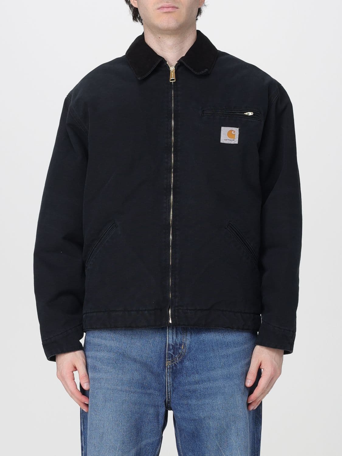 Carhartt Wip Detroit Jacket in Organic Cotton with Velvet Collar