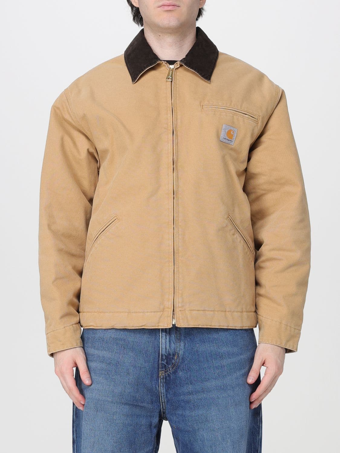 Carhartt Wip Detroit Jacket in Organic Cotton with Velvet Collar