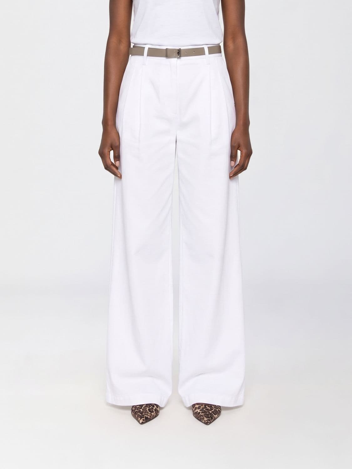 Dolce & Gabbana Jeans Woman color White