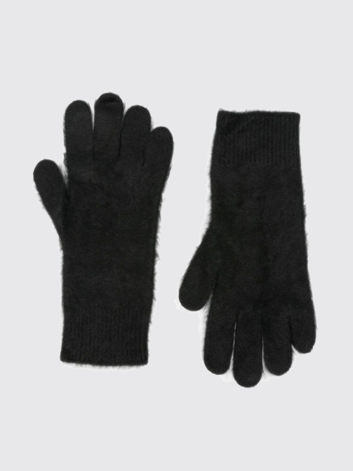 Soft Goat Classic Cashmere Gloves with Ribbed Cuffs · OS