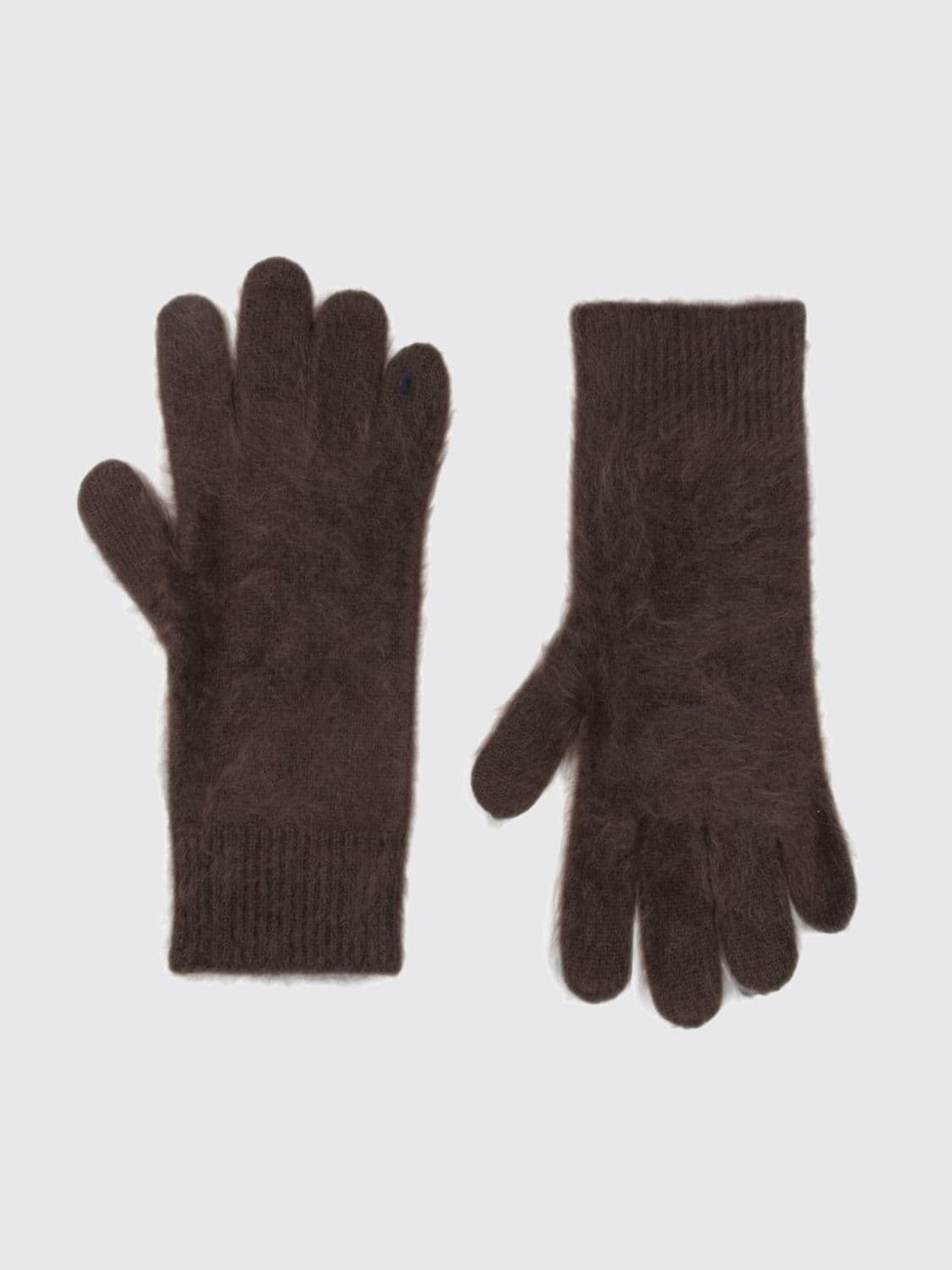 Soft Goat Classic Cashmere Gloves with Ribbed Cuffs · OS