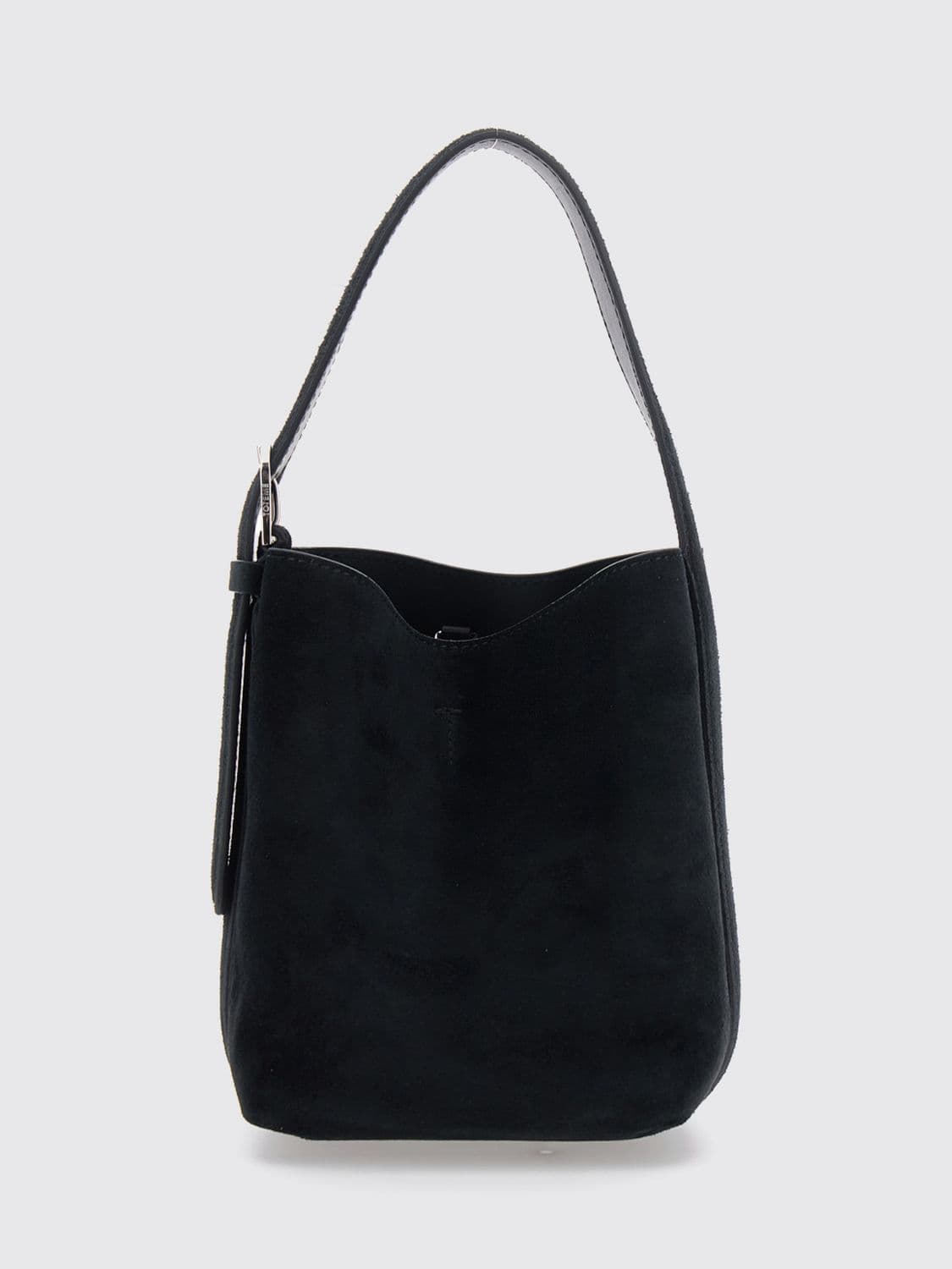 Toteme Mini Suede Calfskin Handbag with Adjustable Handle
