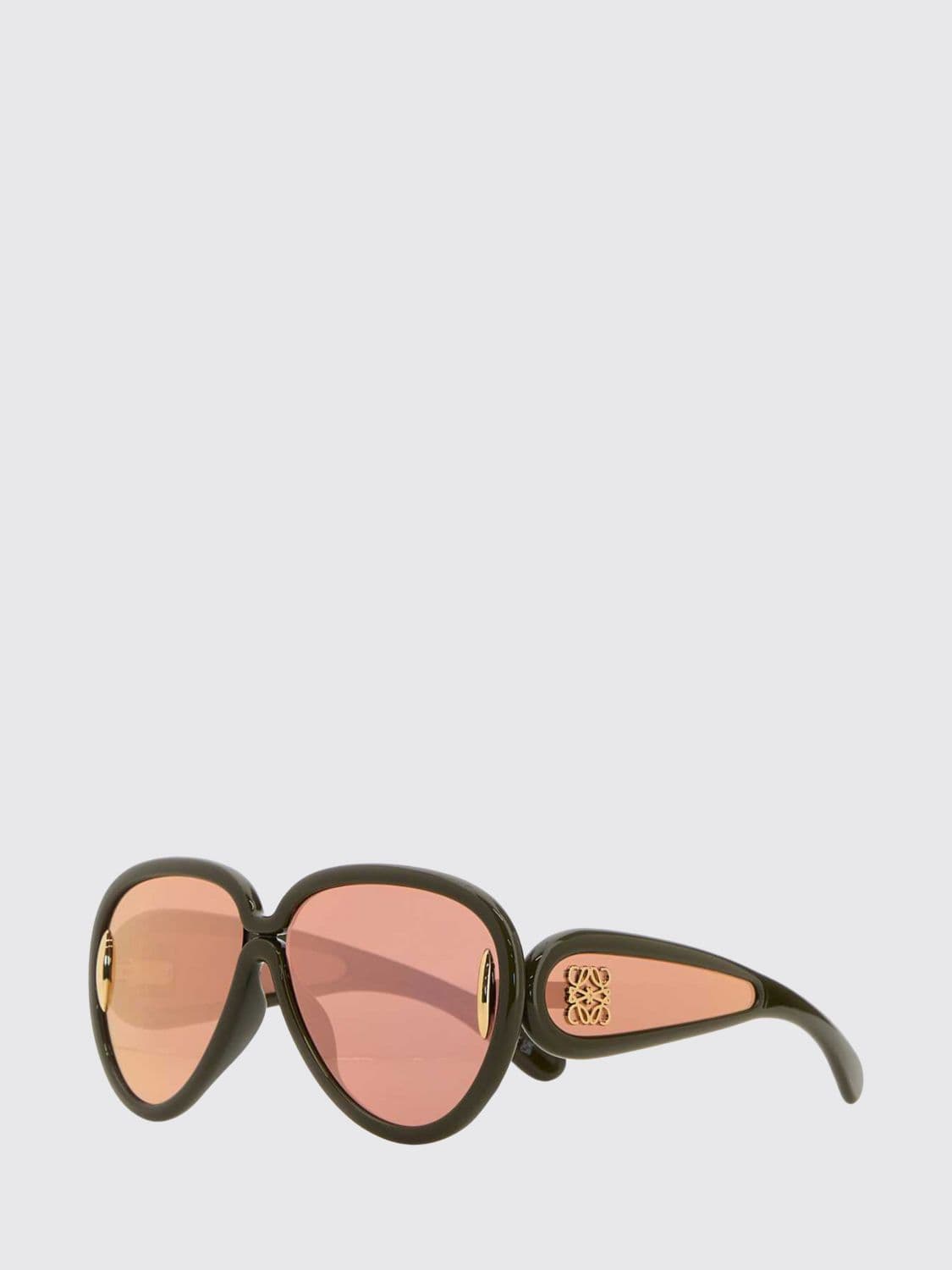 Loewe Bicolour Acetate Aviator Sunglasses with Monogram