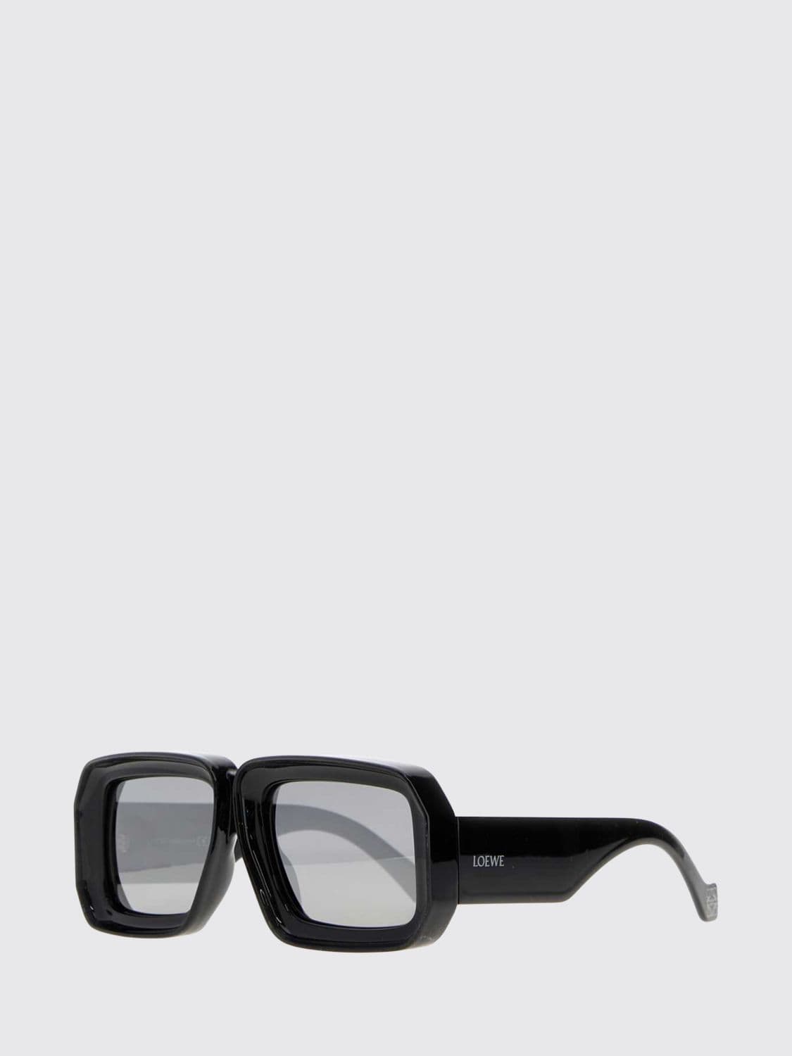 Loewe Rectangular Aviator Sunglasses in Acetate with Contrast Logo