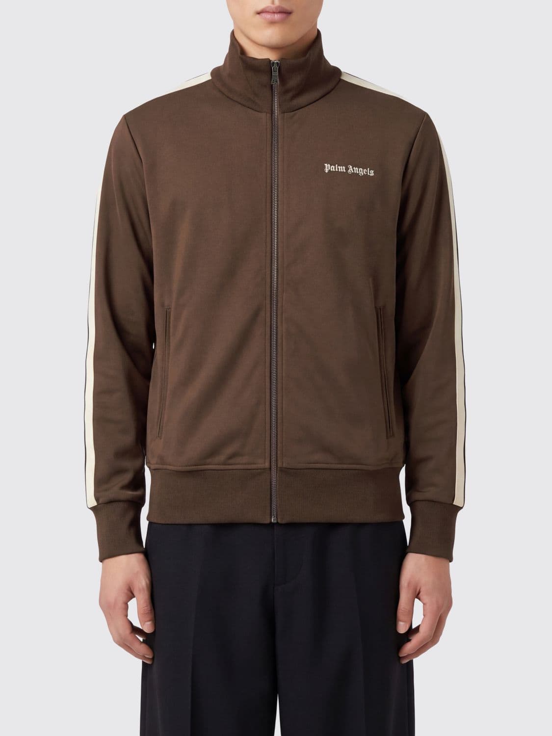 Palm Angels Sweatshirt Men color Brown