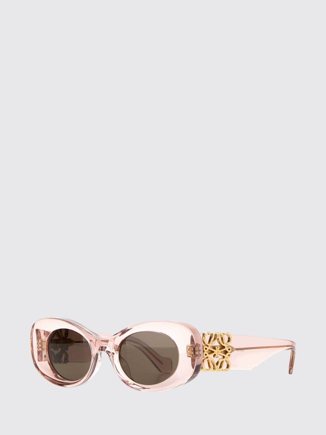 Loewe Beveled Cat-Eye Sunglasses in Acetate with Monogram · OS
